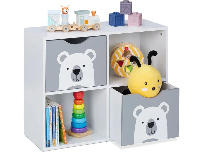 relaxdays Regal Bär, MDF / Kiefern relaxdays Regal Bär, MDF / Kiefern