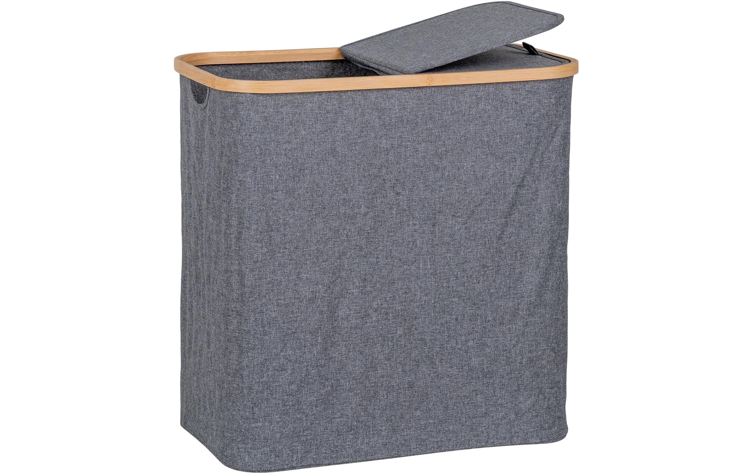 House Nordic Wäschekorb Noto 90 l, Grau