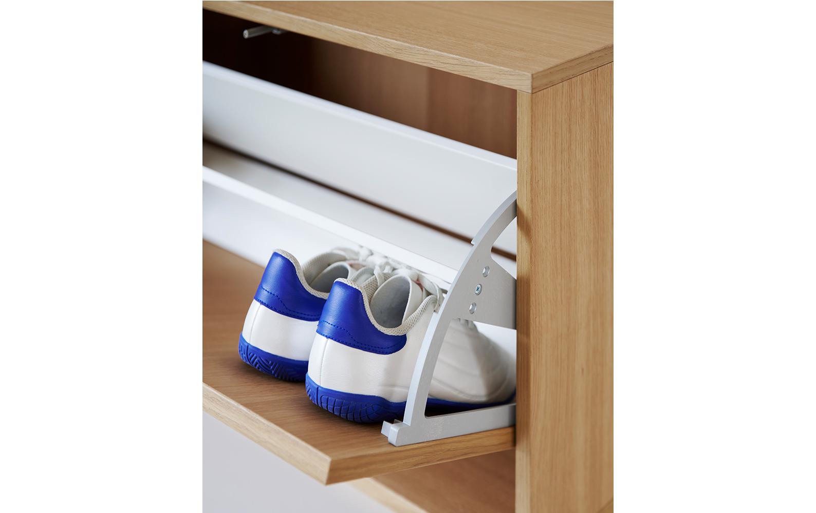 ReCollector Schuhschrank Shoe Box, 70 x 40 x 30 cm, Warm Oak