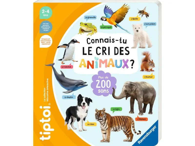 tiptoi Lernbuch Connaistu le cri des animaux ? -FR-