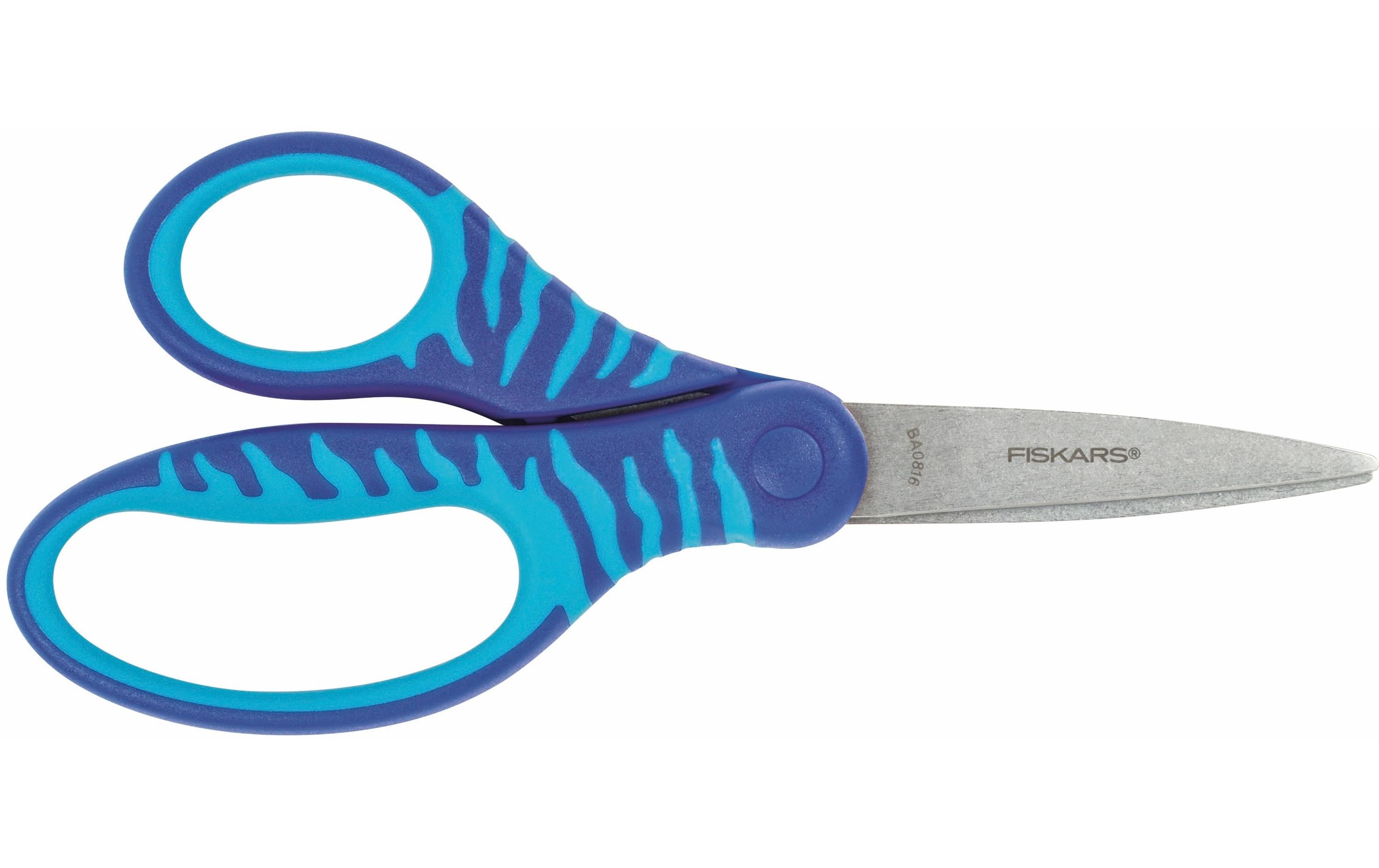 Fiskars Kinderschere Softgrip Blau 15 cm, Edelstahl, Universal