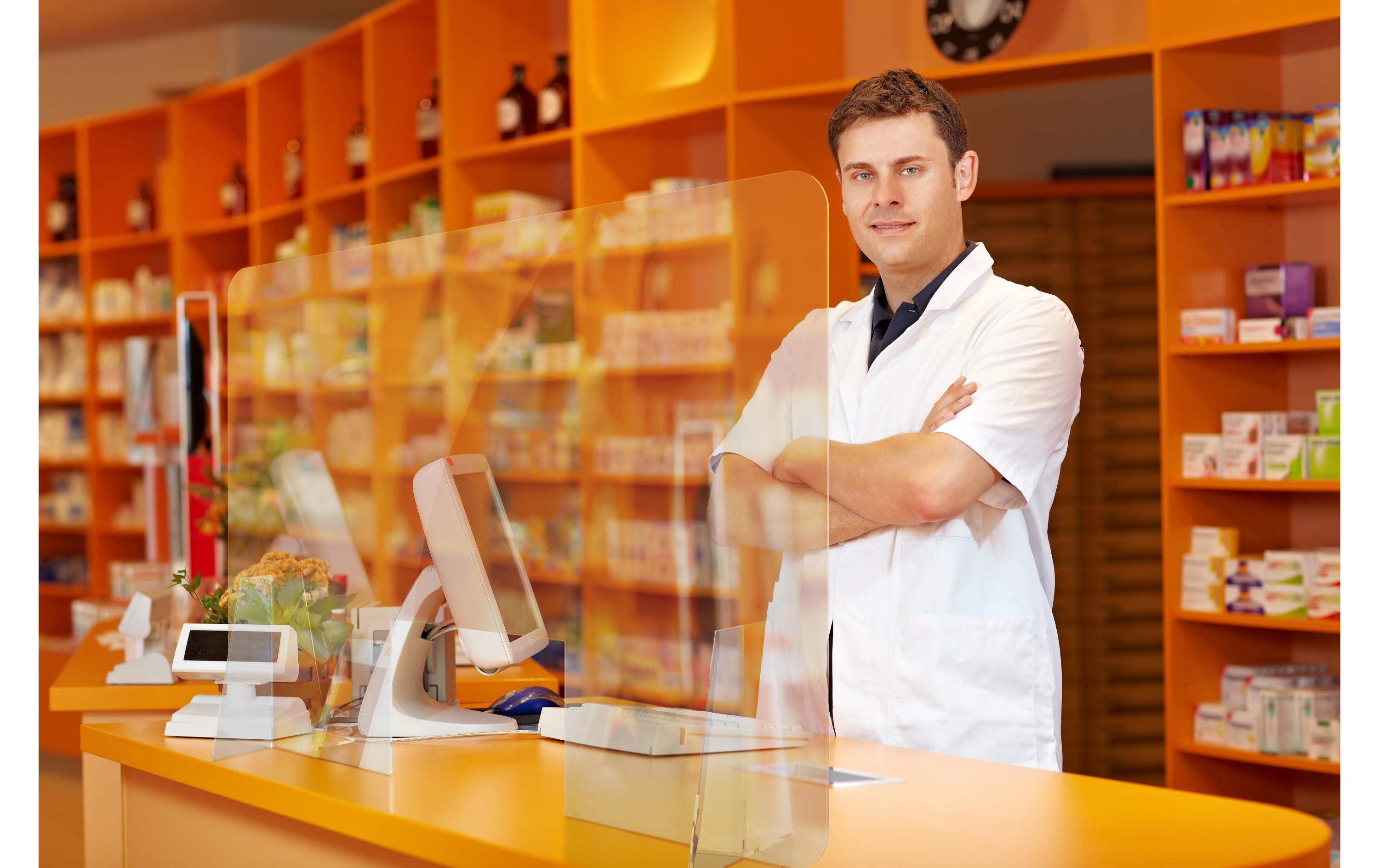 Diverse Schutzwand Version 3, 100 x 67 x 0.4 cm