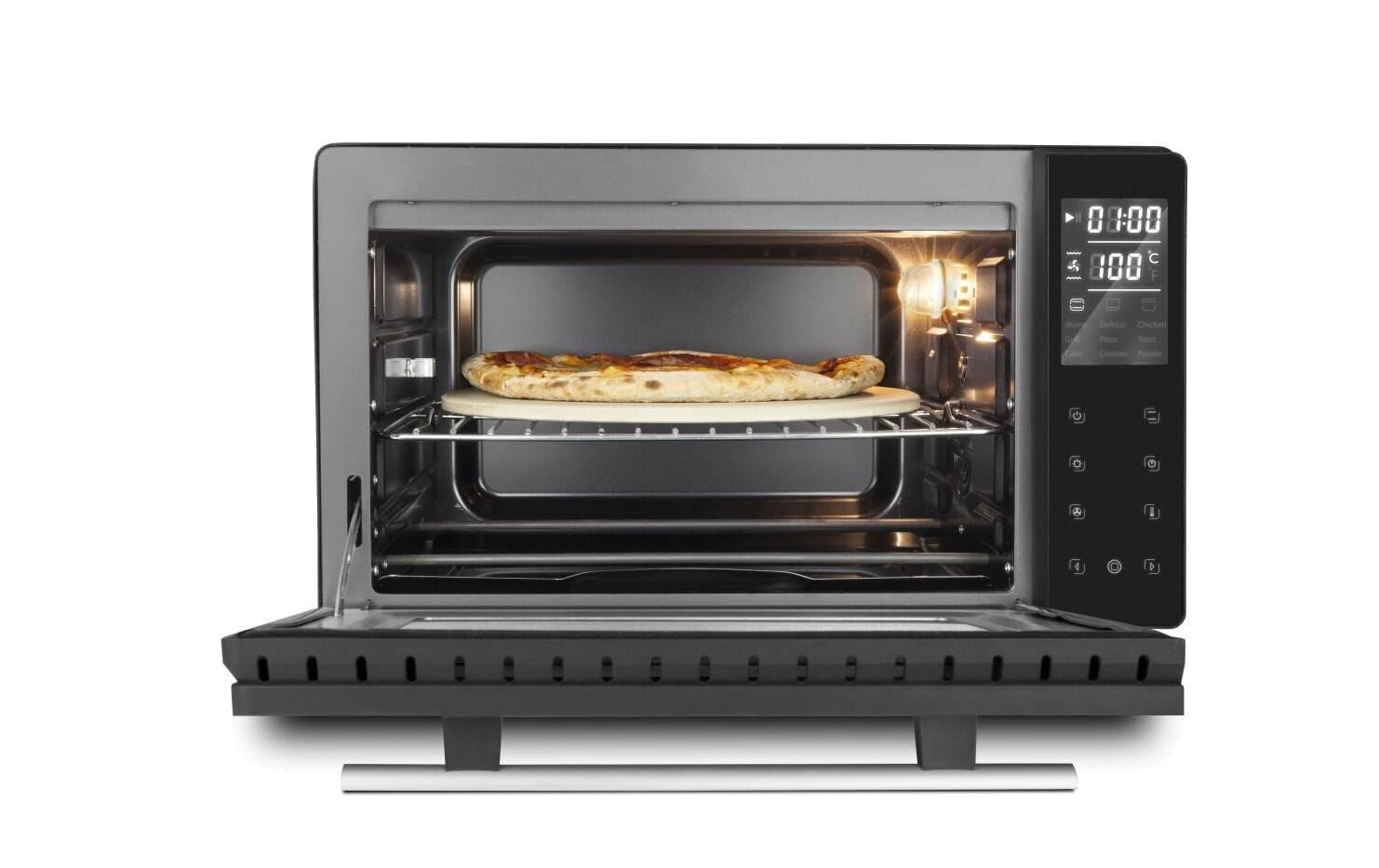 Caso Backofen TO 26 Electronic 26 l, Schwarz