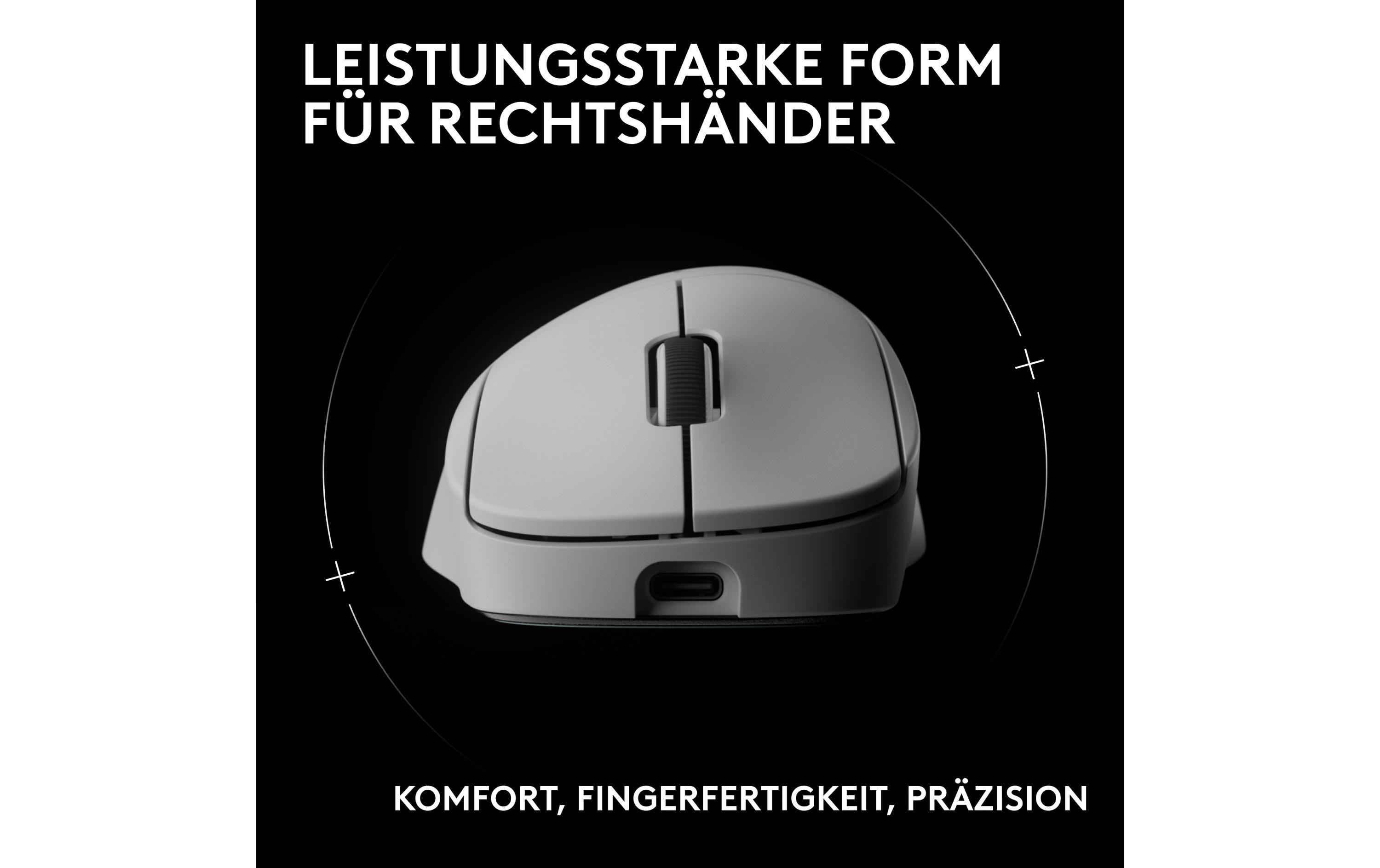 Logitech Gaming-Maus Pro X Superlight Dex Weiss Logitech Gaming-Maus Pro X Superlight Dex Weiss
