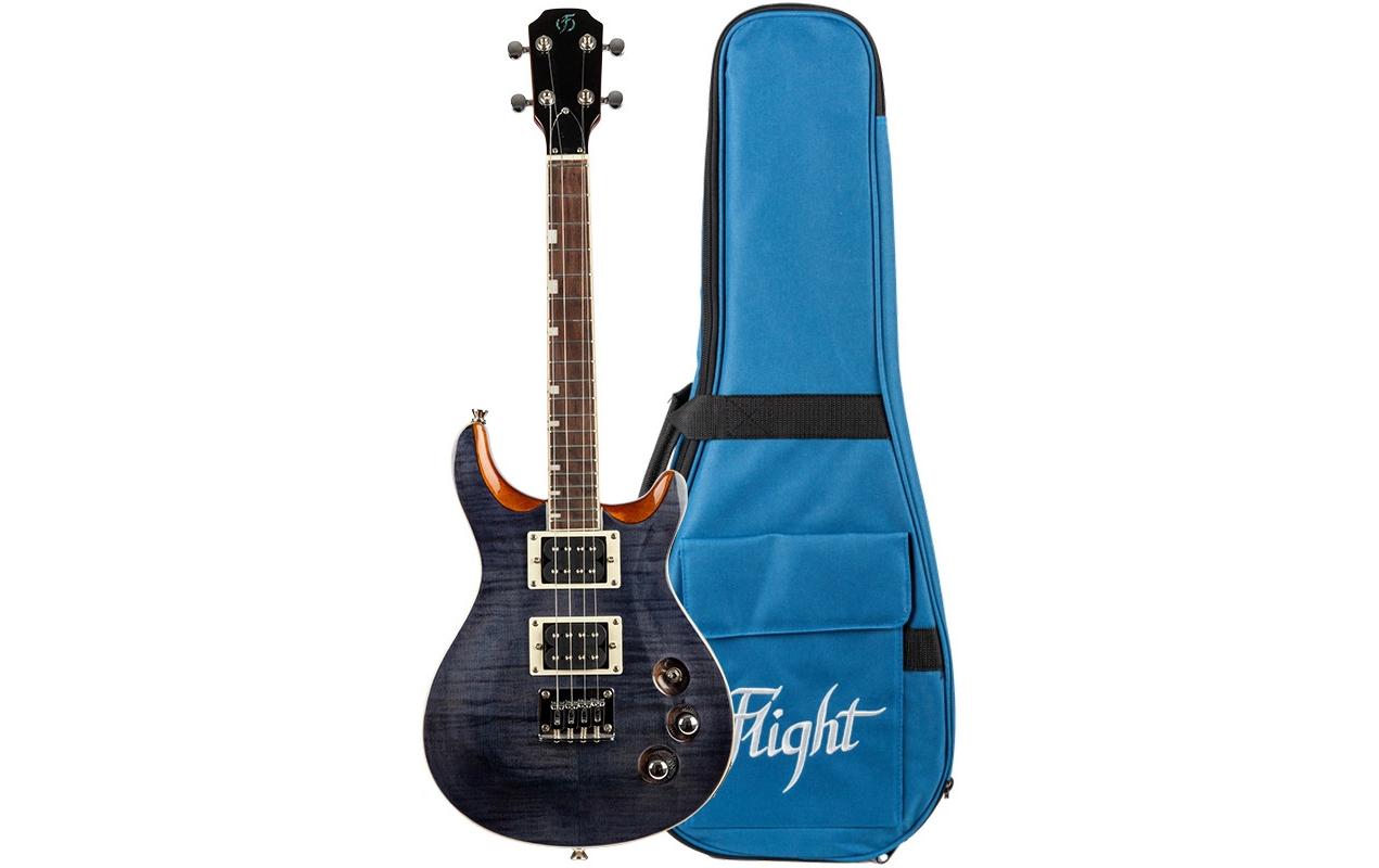 Flight Ukulele Rock Series – Transparent Black