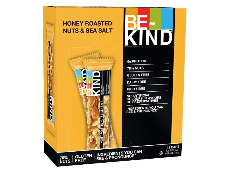 BE-KIND Riegel Honey Roasted Nuts & Sea Salt 12 x 40 g
