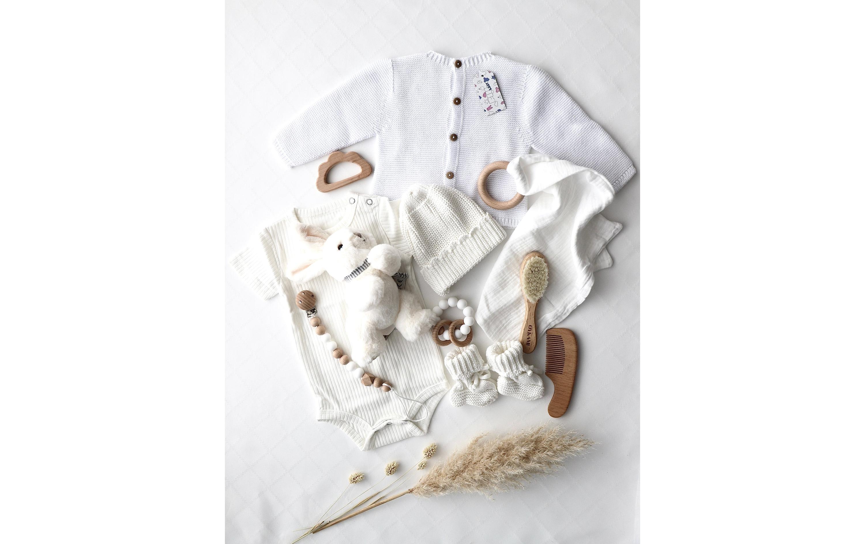 Oykami Baby Geschenkbox Weiss Verona Hase Weiss