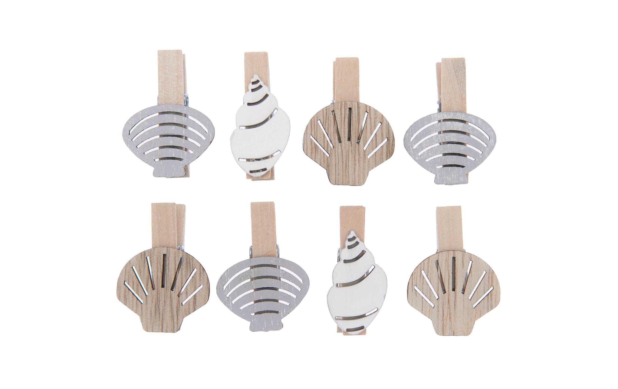Rico Design Dekoklammer Muscheln 8 Stück Rico Design Dekoklammer Muscheln 8 Stück