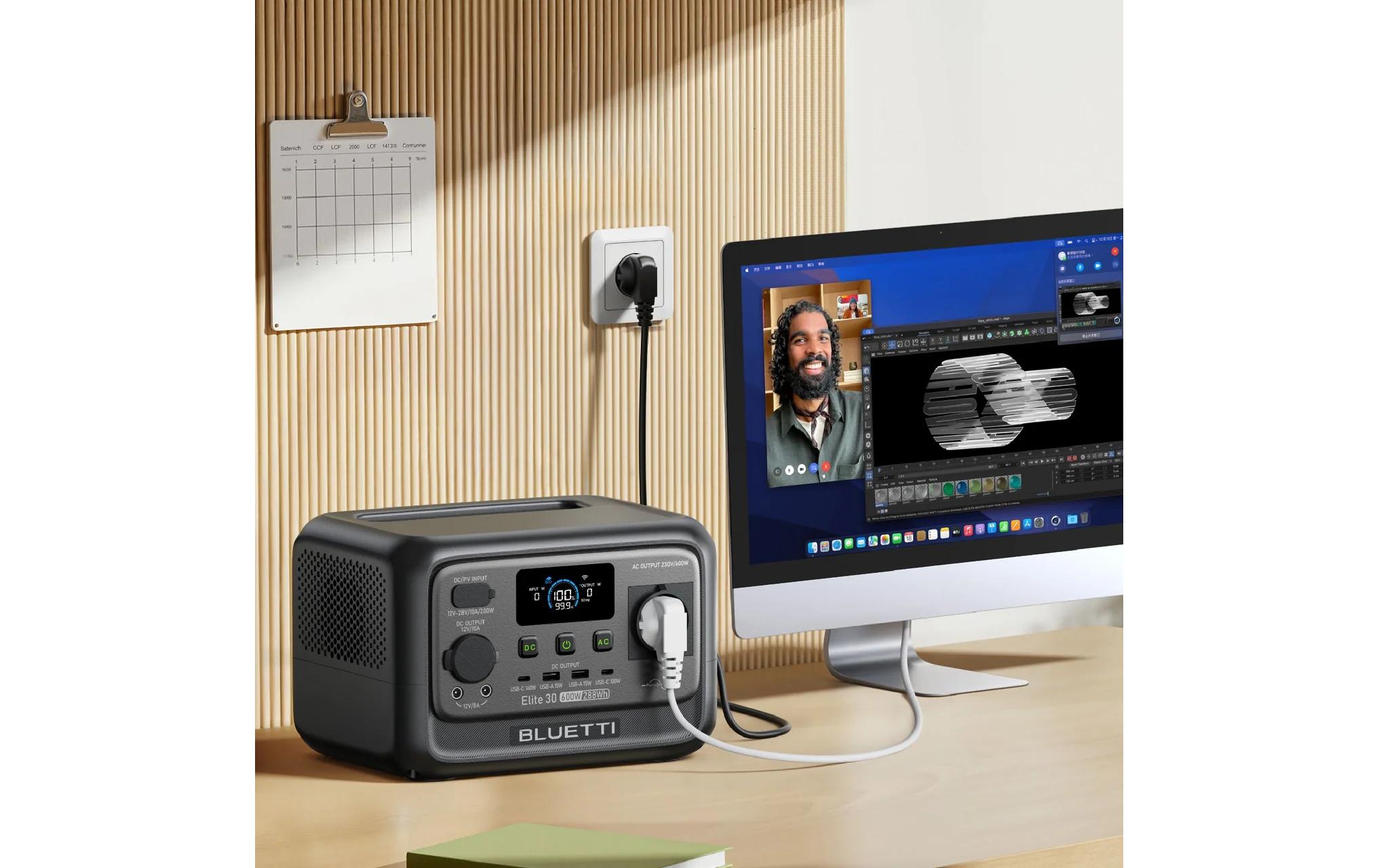 BLUETTI Power Station Elite 30 V2 600W