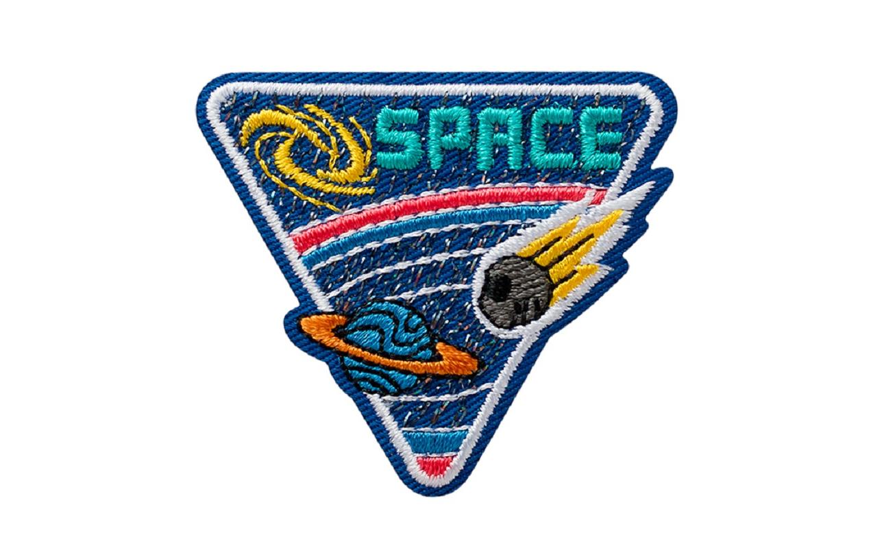 Mono-Quick Aufbügelbild Midi Space 1 Stück Mono-Quick Aufbügelbild Midi Space 1 Stück