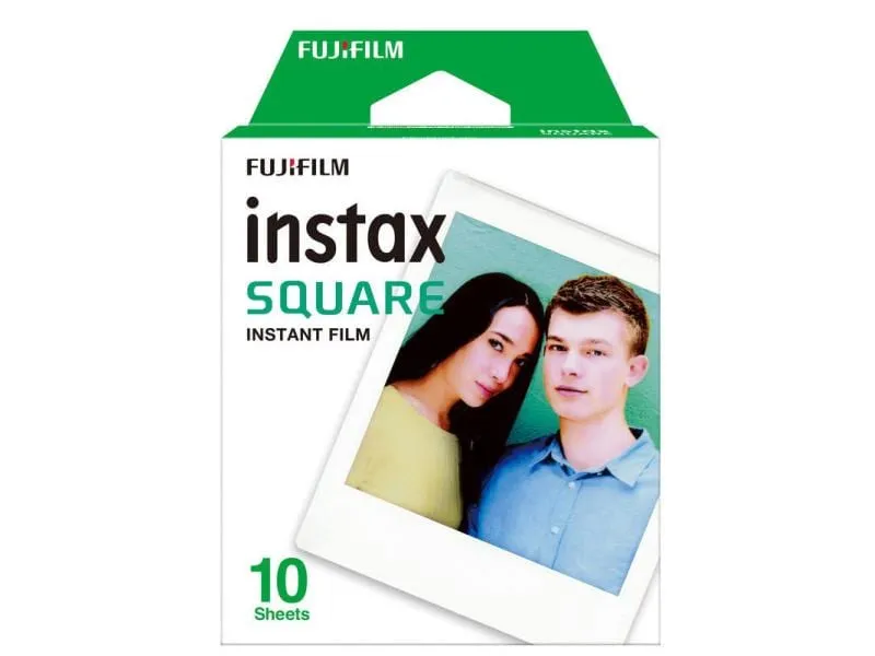 Fujifilm Sofortbildfilm Instax Square 10 Blatt Weiss Fujifilm Sofortbildfilm Instax Square 10 Blatt Weiss