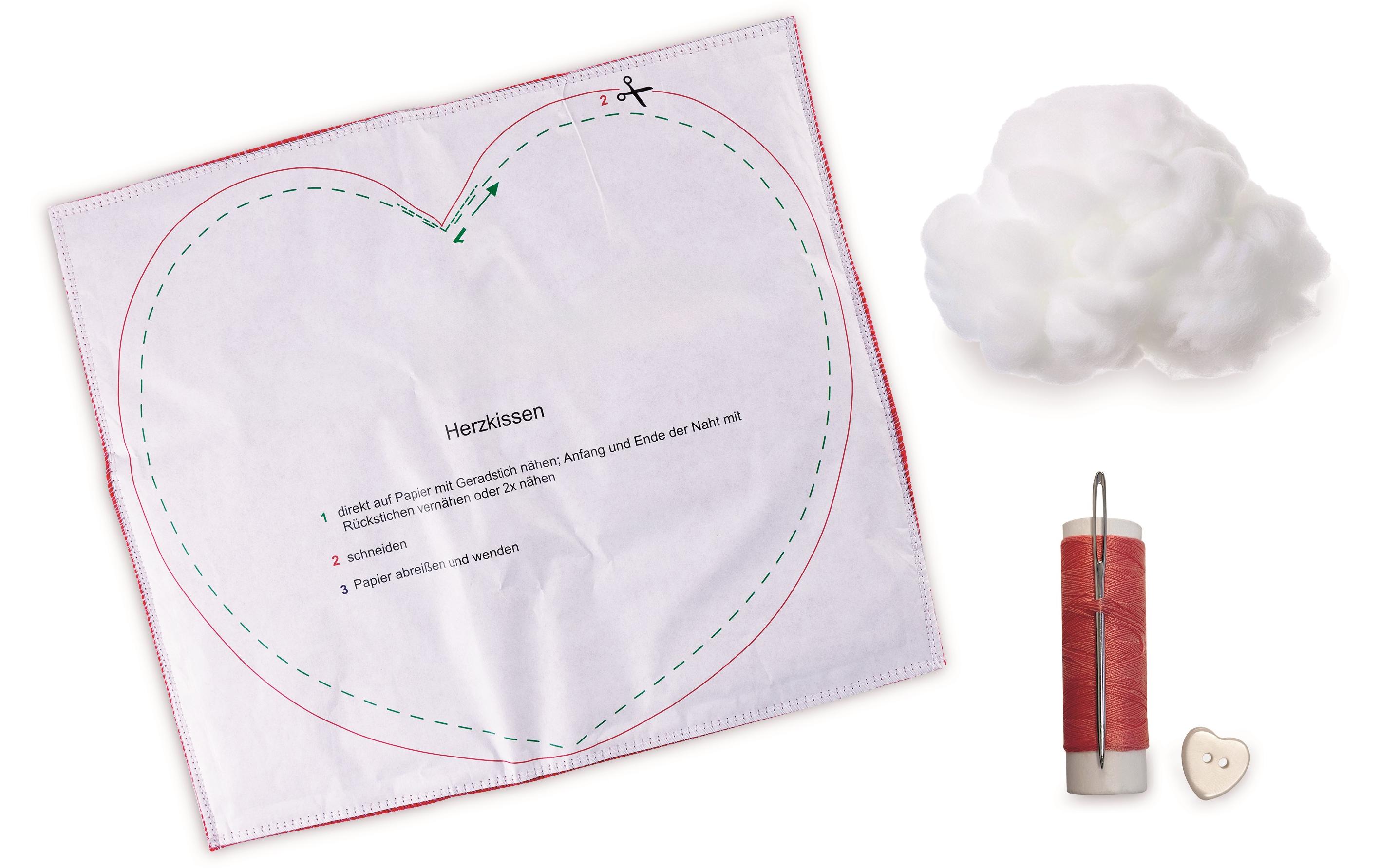 CuciCuci Nähset Herz, Rot
