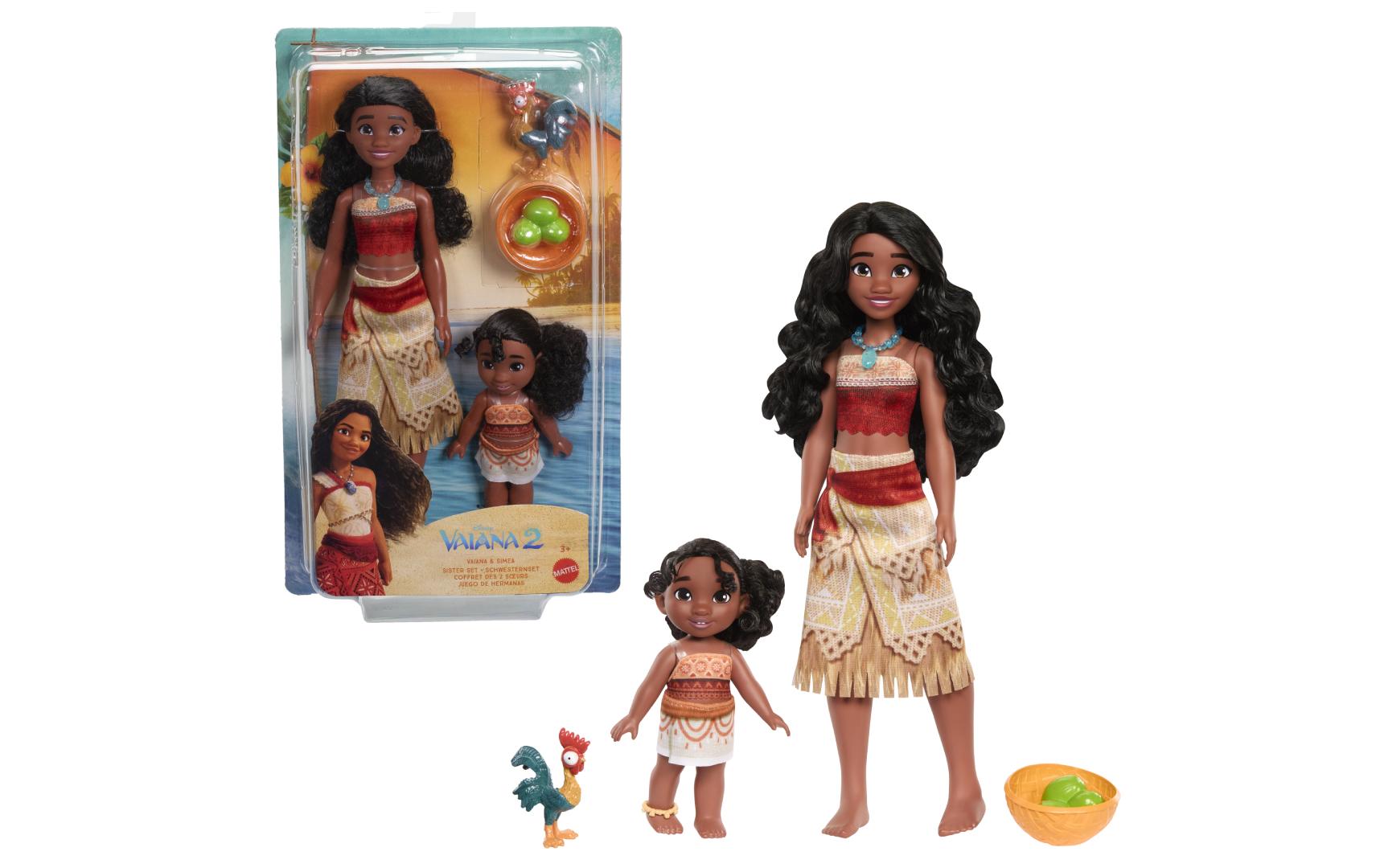 Mattel Puppe Disney Vaiana 2 Series Multipack Mattel Puppe Disney Vaiana 2 Series Multipack