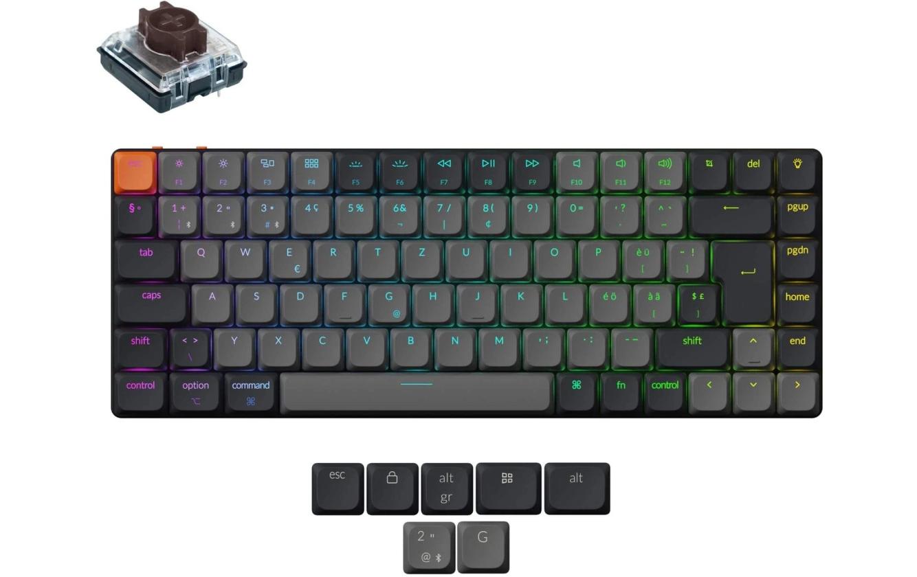 Keychron Gaming-Tastatur K3 QMK Version 3 Brown Switch