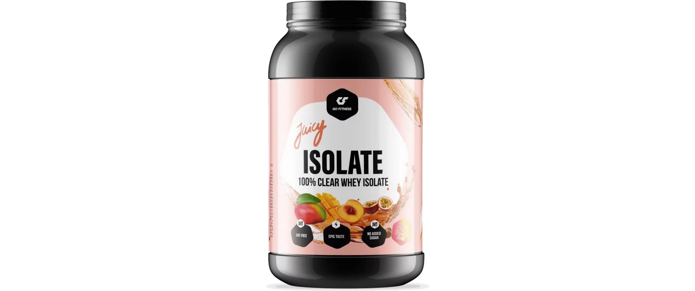 Go Fitness 100% Clear Whey Isolate Passionsfrucht Mango/Pfirsich, 900 g Go Fitness 100% Clear Whey Isolate Passionsfrucht Mango/Pfirsich, 900 g