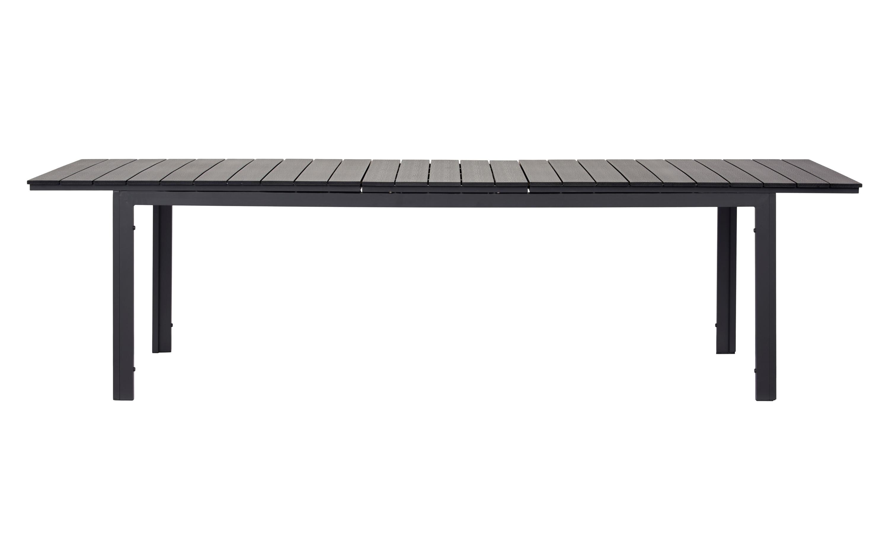 Schou Tisch Willy, 230 / 287 x 95 cm, Schwarz