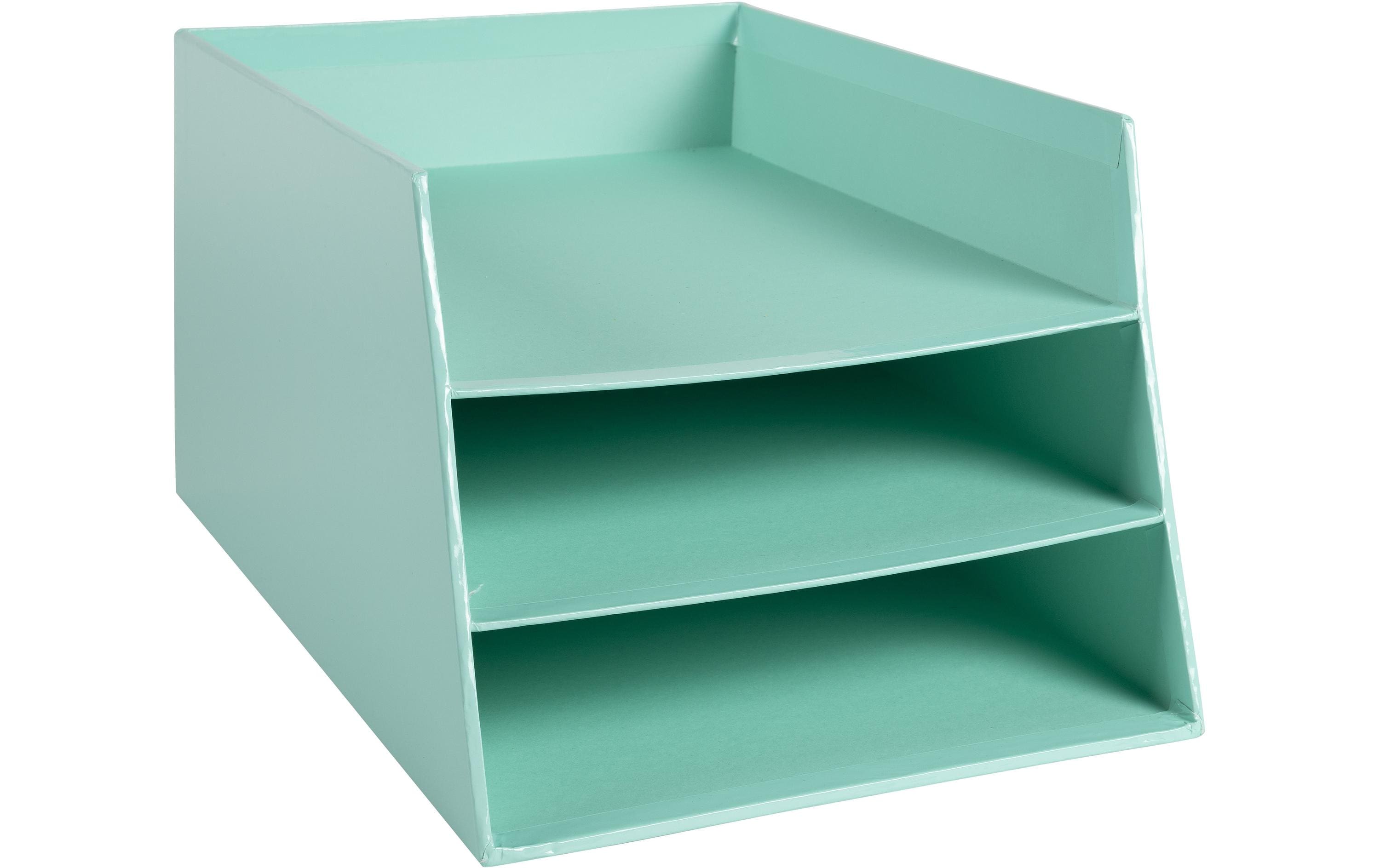 Exacompta Ablagekorb Aquarel mit 3 Stufen Hellgrün Exacompta Ablagekorb Aquarel mit 3 Stufen Hellgrün
