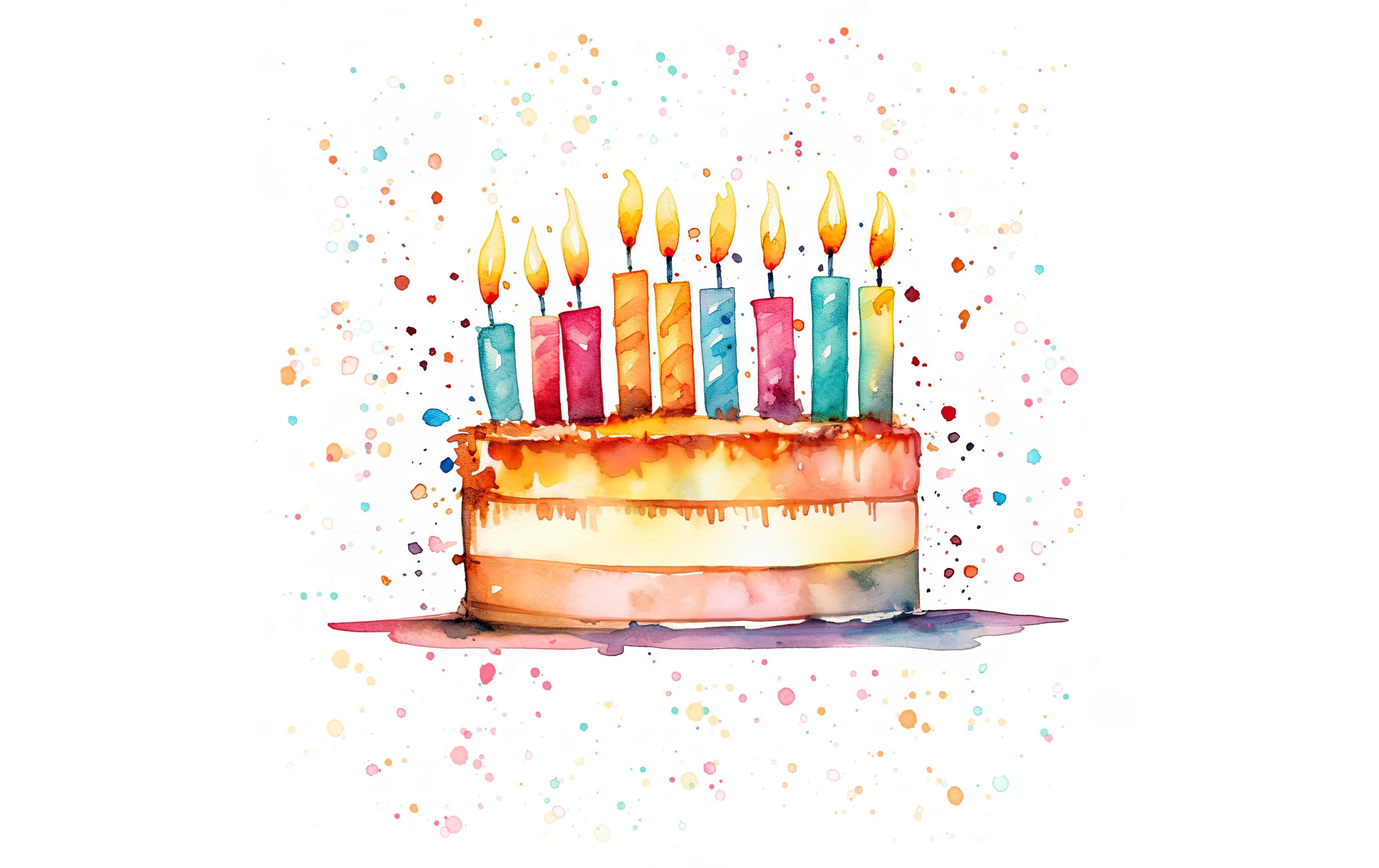 Braun + Company Serviette Cake Party 33 x 33 cm, 20 Stück