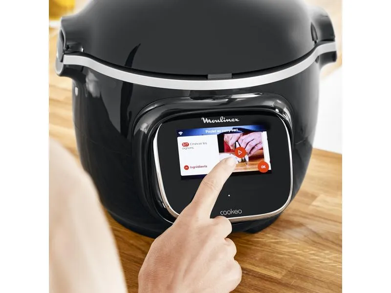 Moulinex Küchenmaschine Cookeo Touch CE9028CH Schwarz Moulinex Küchenmaschine Cookeo Touch CE9028CH Schwarz