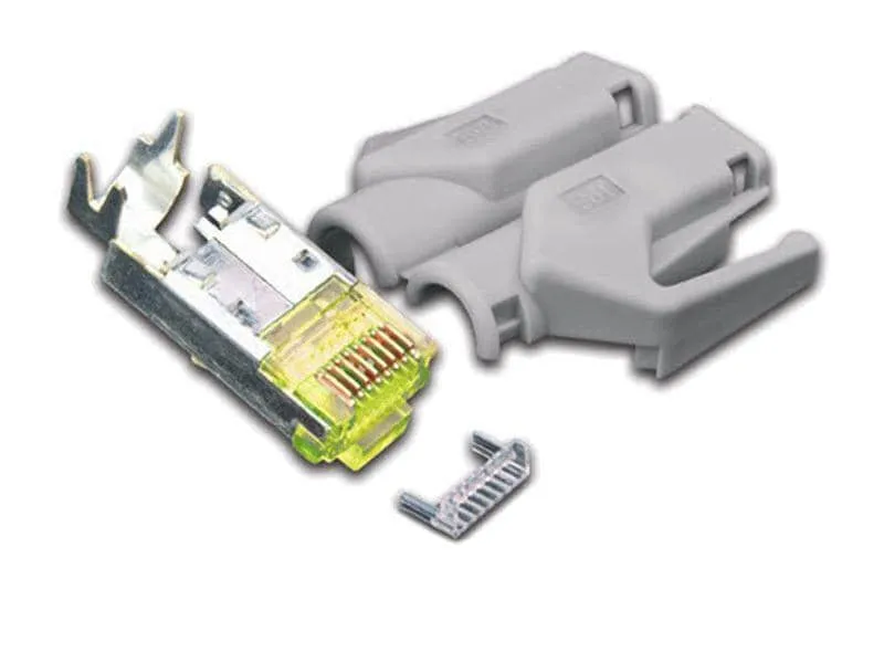 Wirewin Stecker RJ45 Hirose TM31 50 Stück, Grau