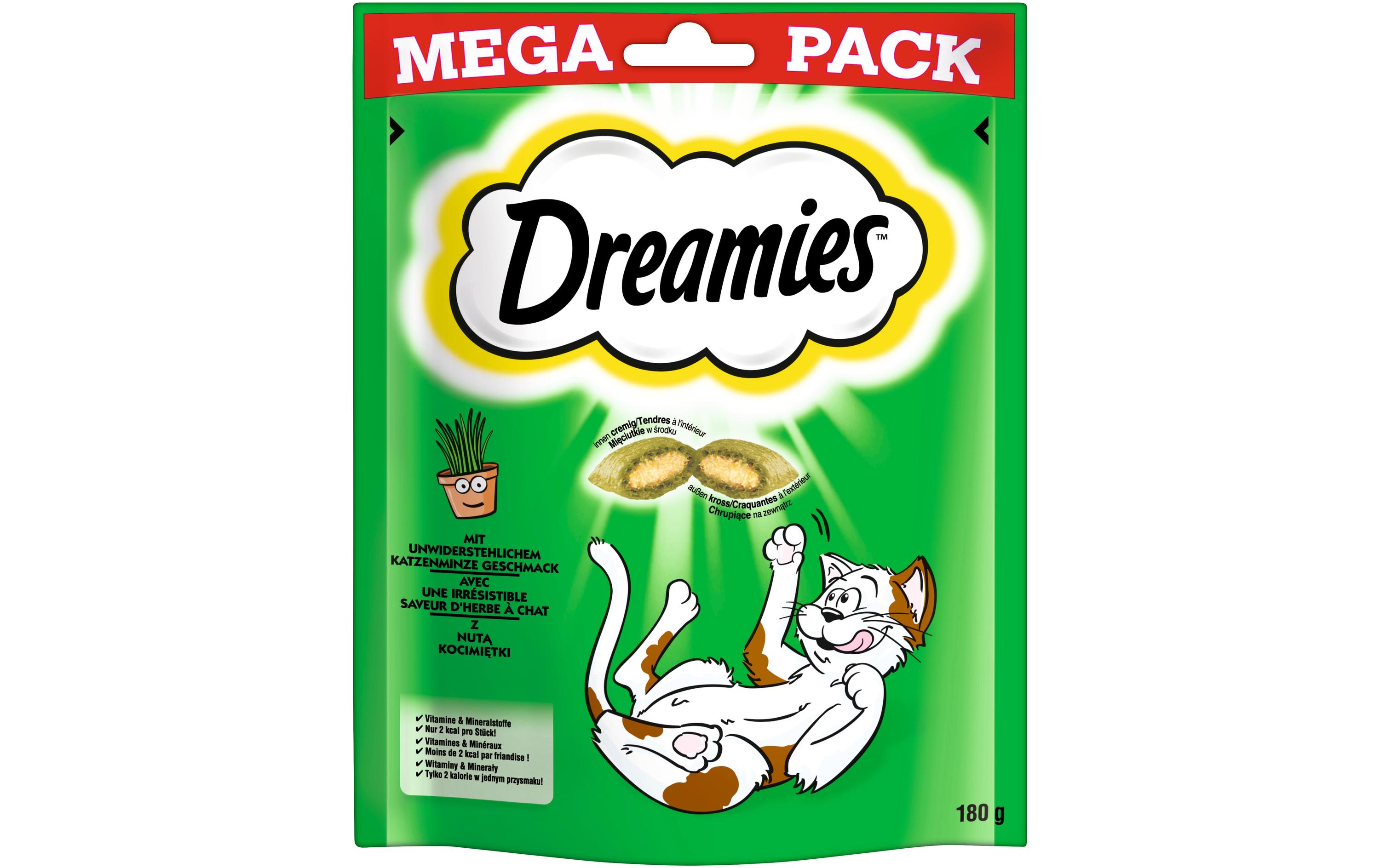 Dreamies Katzen-Snack mit Katzenminze Geschmack, 180 g Dreamies Katzen-Snack mit Katzenminze Geschmack, 180 g