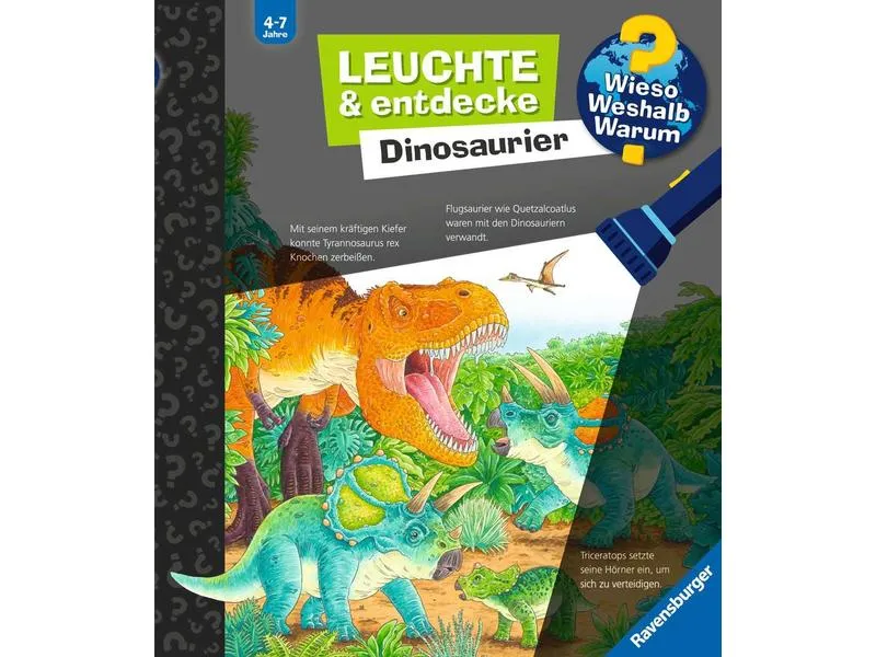 Ravensburger Kinder-Sachbuch WWW Leuchte und entdecke: Dinosaurier Ravensburger Kinder-Sachbuch WWW Leuchte und entdecke: Dinosaurier