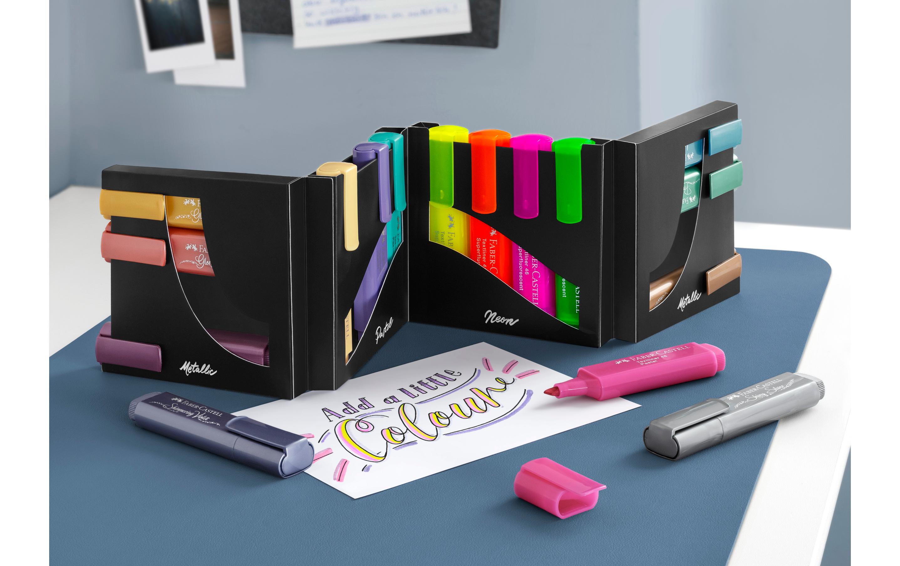 Faber-Castell Textmarker 46 Deskset 16 Stück Faber-Castell Textmarker 46 Deskset 16 Stück