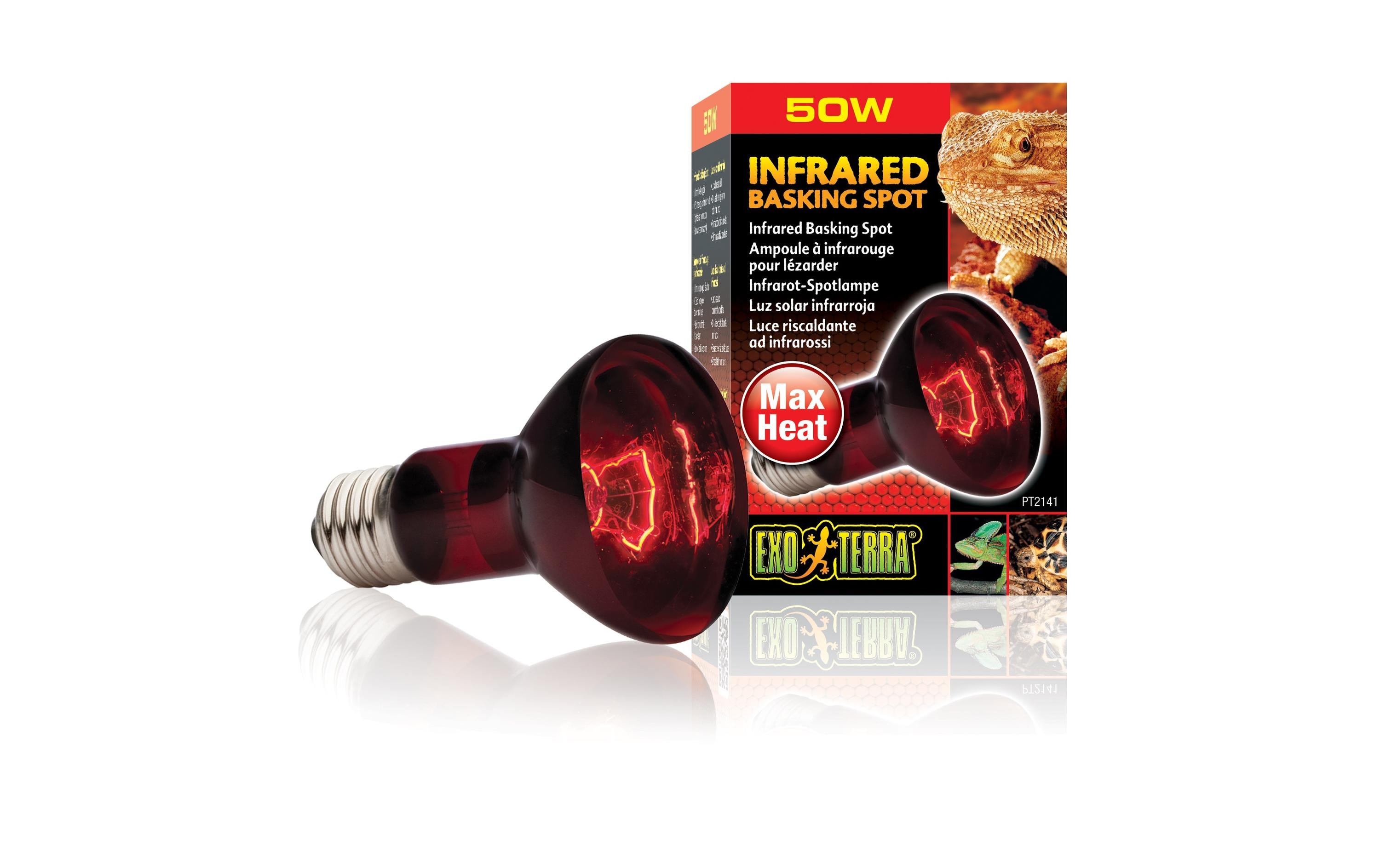 Exo Terra Terrarienlampe Infrared Basking Spot E27, R20/50W