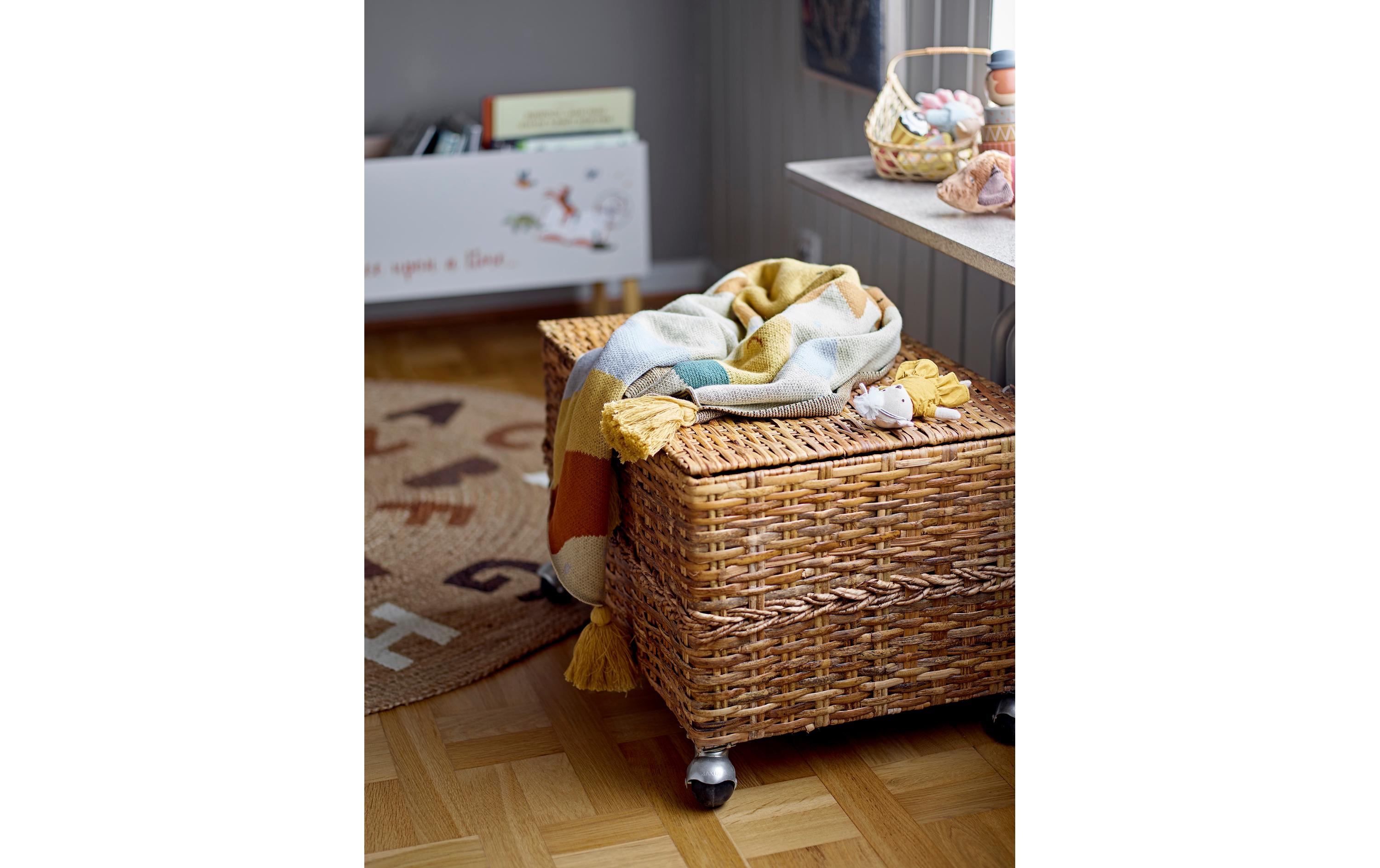 Bloomingville Spielteppich Dinne D 130 cm, Braun, Jute