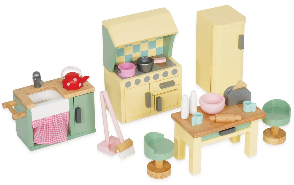 LE TOY VAN Puppenhausmöbel Küchen Möbel Set LE TOY VAN Puppenhausmöbel Küchen Möbel Set