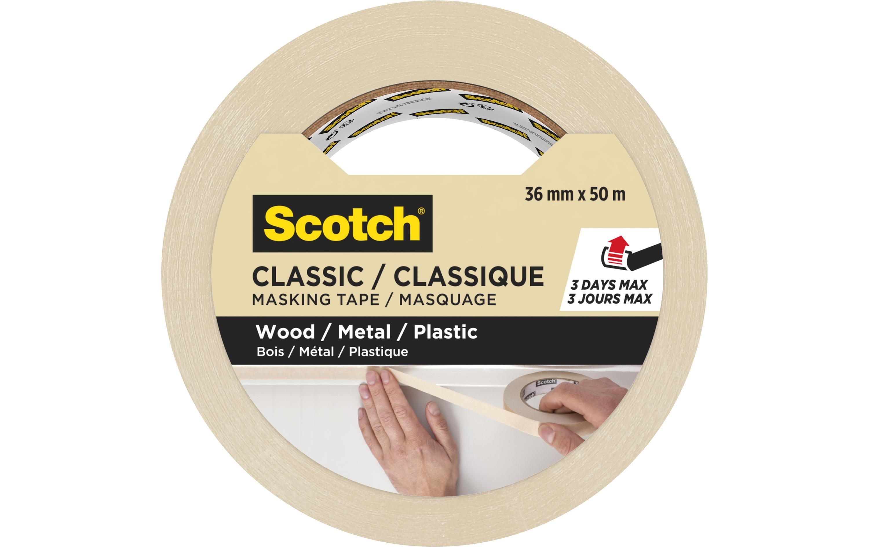 3M Malerabdeckband Scotch Classic 3650 36 mm x 50 m, Beige 3M Malerabdeckband Scotch Classic 3650 36 mm x 50 m, Beige