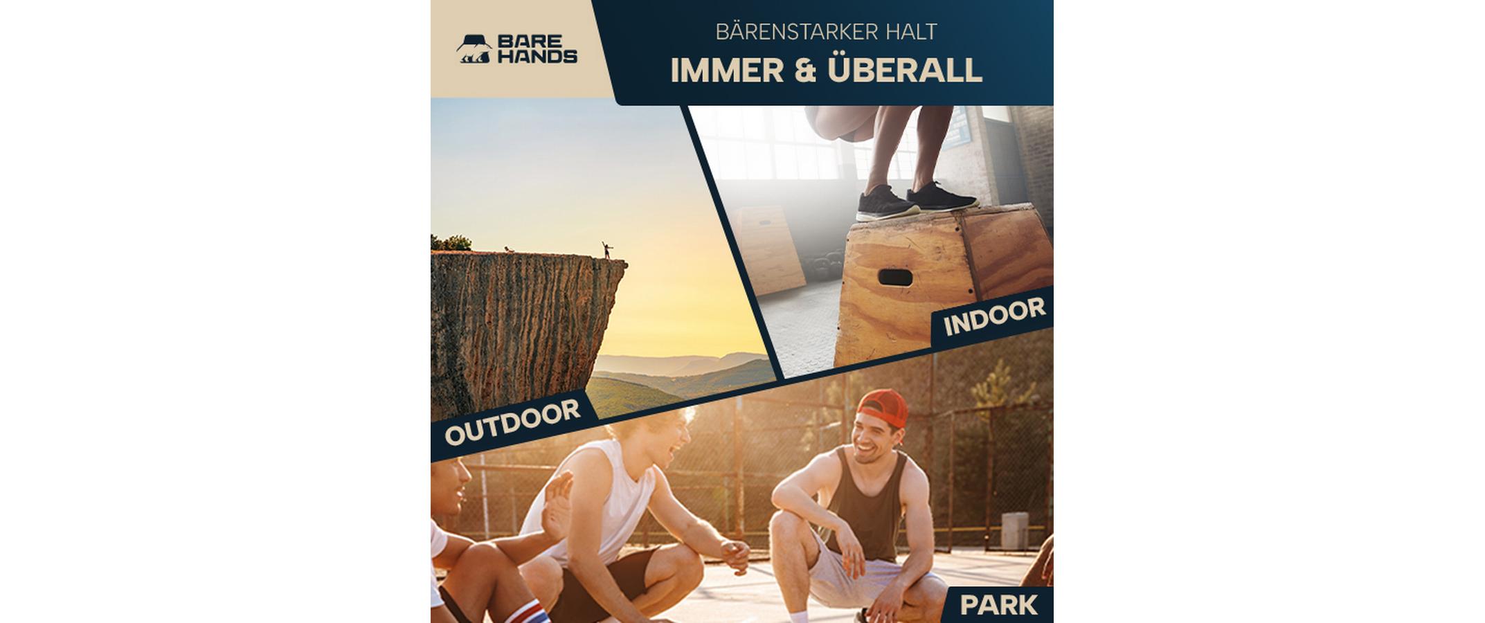 Bare Hands Liegestützgriffe Gr. M