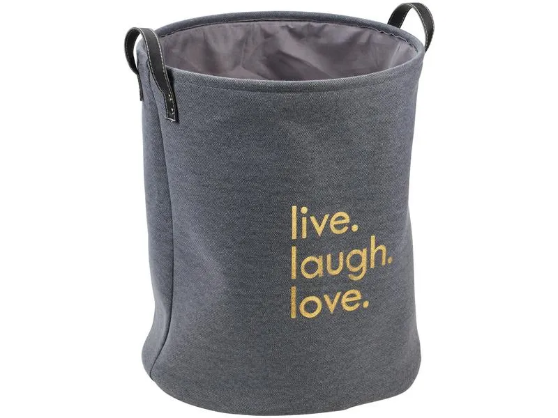 diaqua® Wäschekorb Words 59 l, Grau diaqua® Wäschekorb Words 59 l, Grau