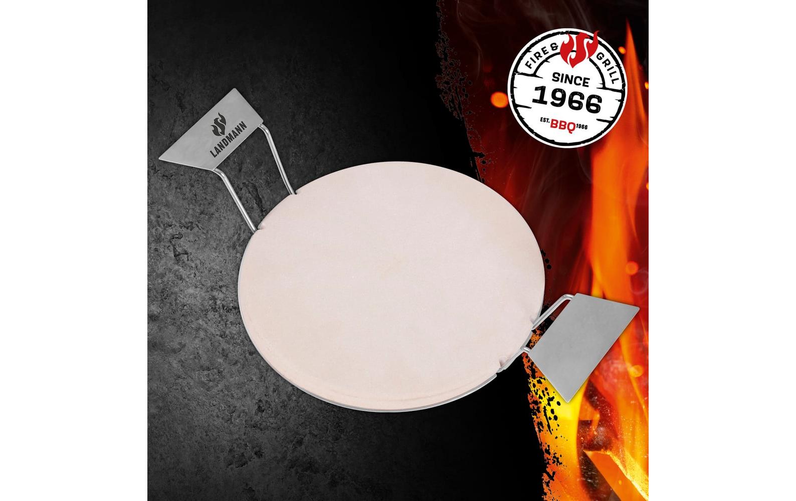 Landmann Pizzastein-Set 3-tlg. Rund