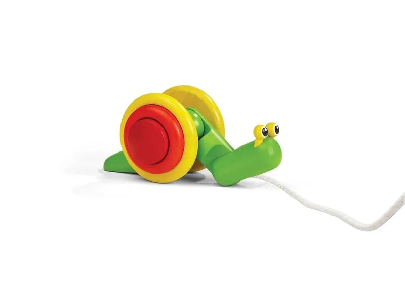 Plantoys Nachzieh-Schnecke Zieh- & Schiebespielzeug
