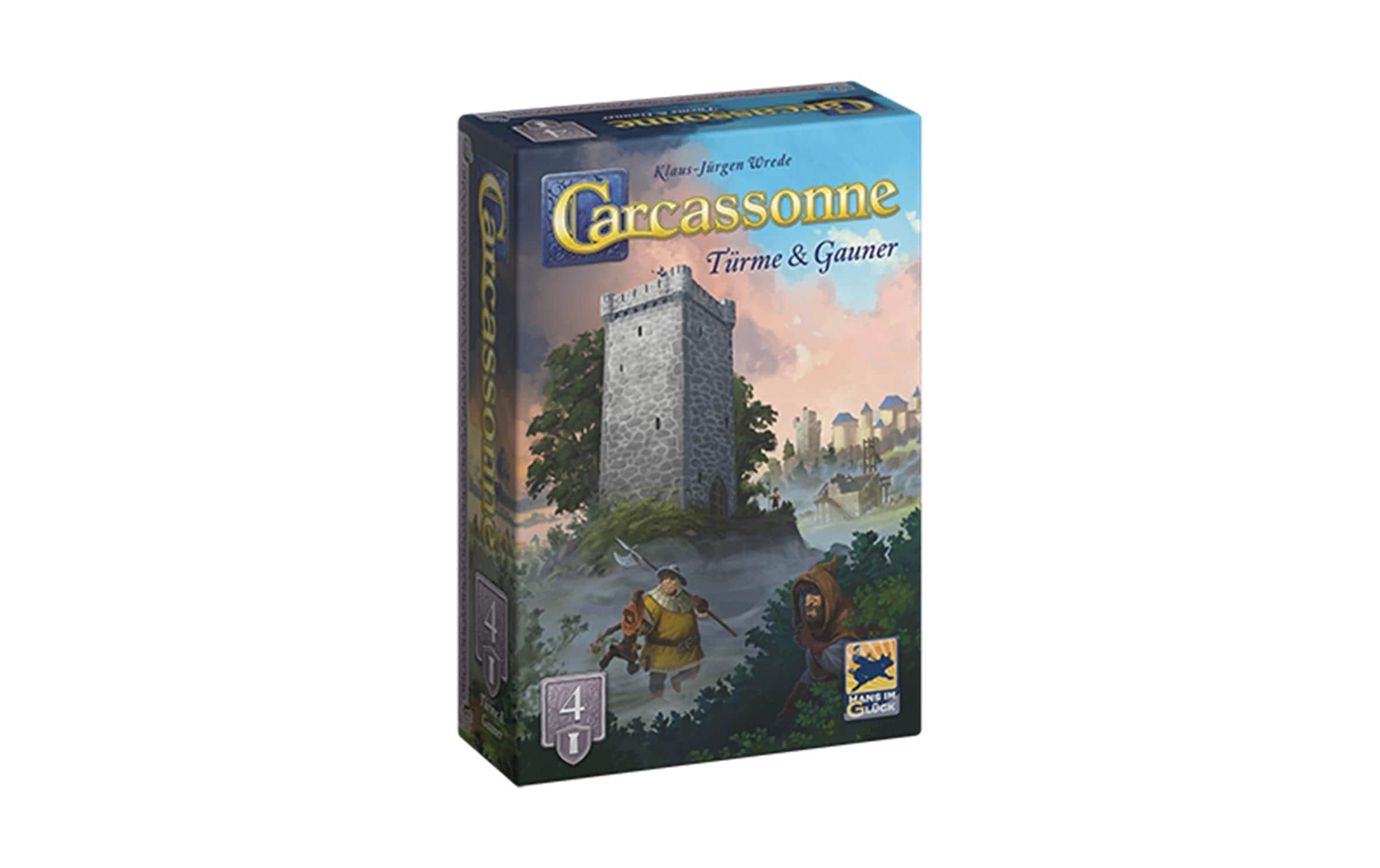 Hans im Glück Familienspiel Carcassonne Türme und Gauner (d)