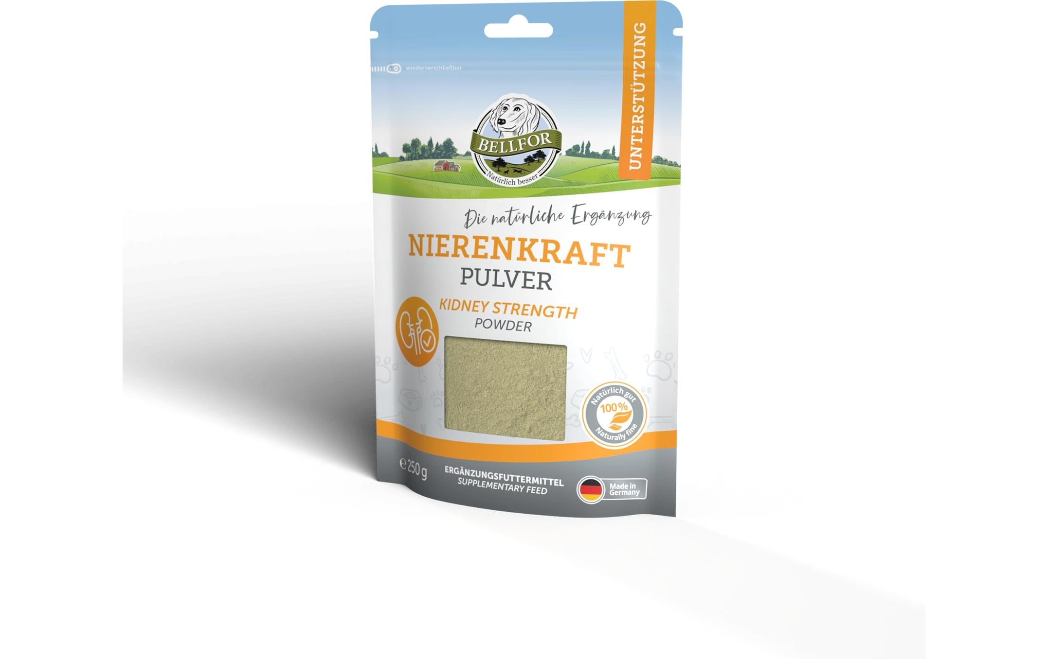 Bellfor Hunde-Nahrungsergänzung Nierenkraft – Pulver 250 g Bellfor Hunde-Nahrungsergänzung Nierenkraft – Pulver 250 g