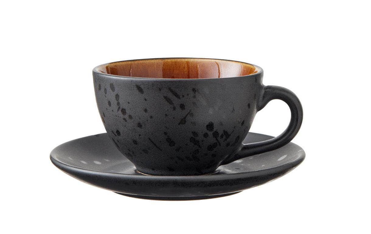Bitz Kaffeetasse 240 ml, 4 Stück, Schwarz/Mehrfarbig