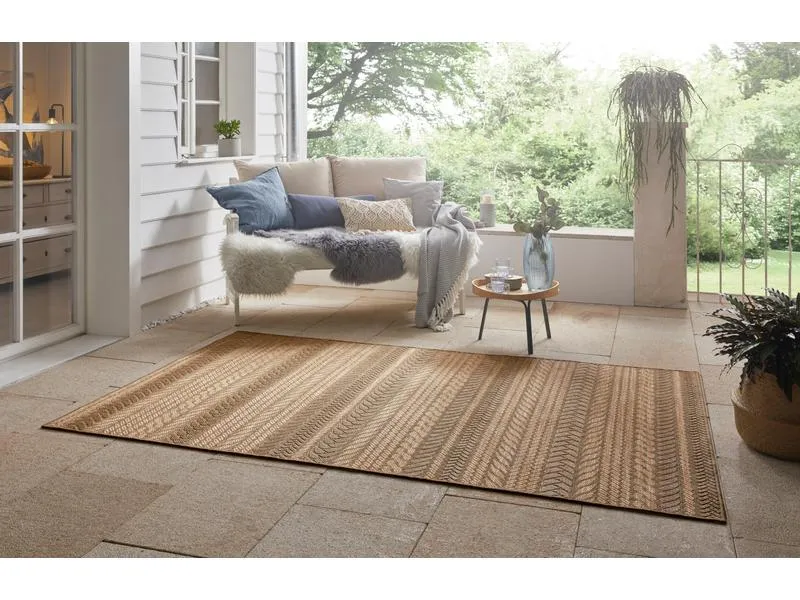 Hanse Home Granado In- & Outdoor Teppich 120 x 170 cm, Braun/Beige Hanse Home Granado In- & Outdoor Teppich 120 x 170 cm, Braun/Beige