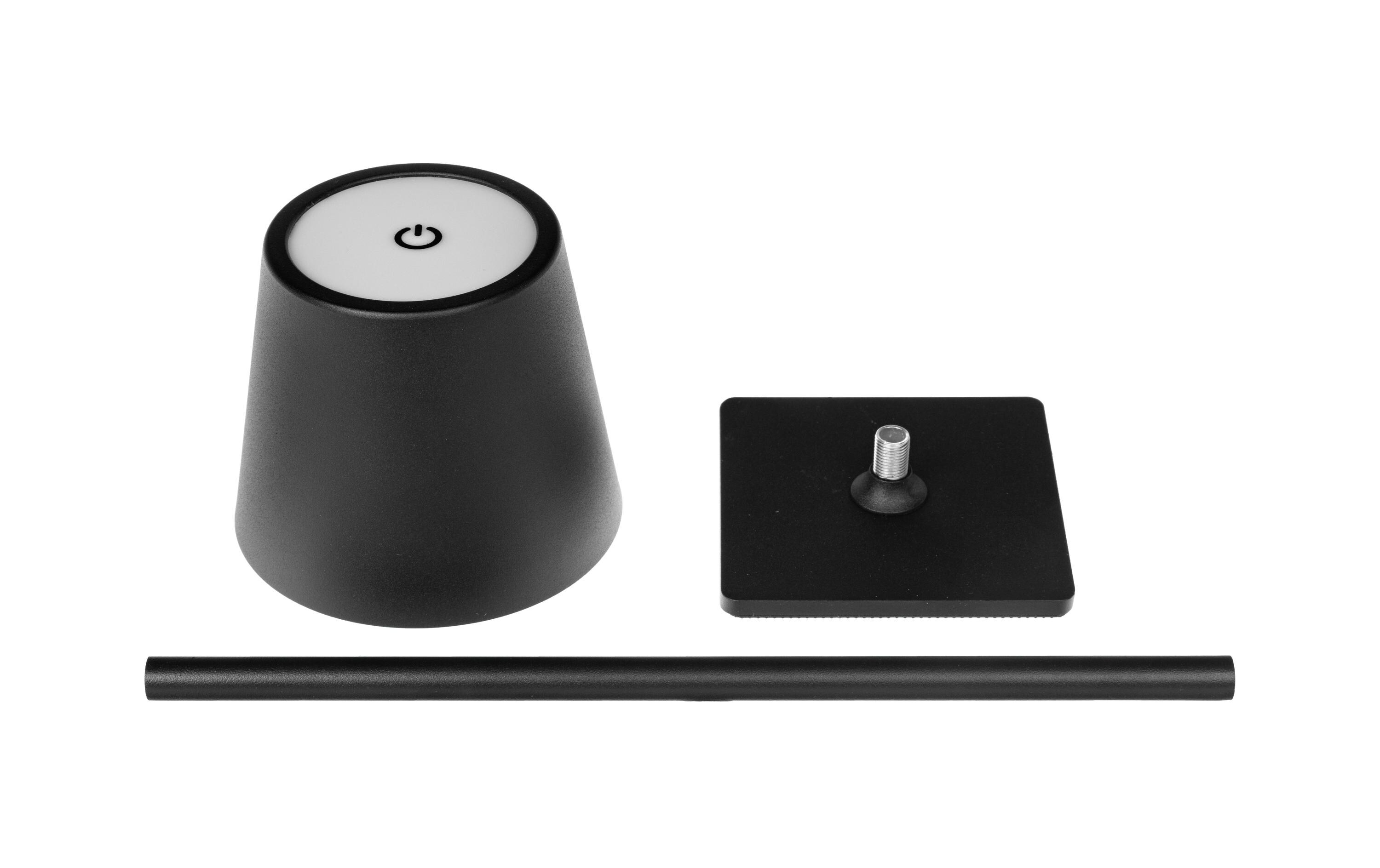 COCON USB-Tischleuchte, Schwarz