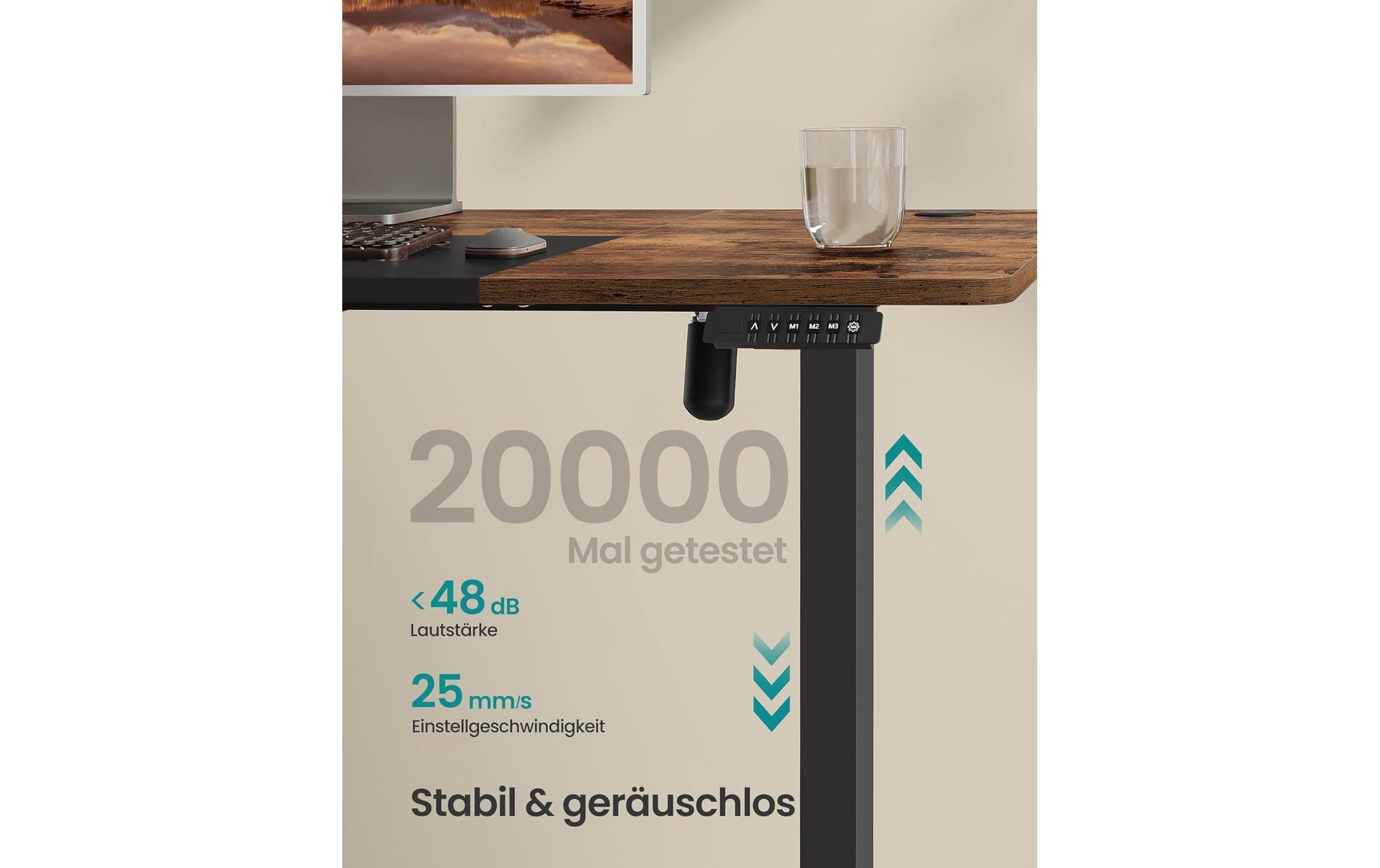 Songmics Bürotisch 140 x 60 cm