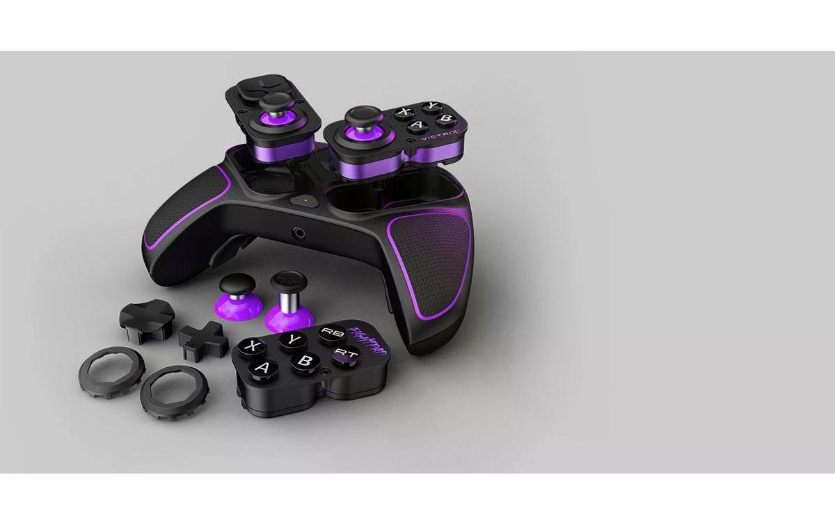 PDP Controller Victrix Pro BFG Xbox Schwarz/Violett PDP Controller Victrix Pro BFG Xbox Schwarz/Violett