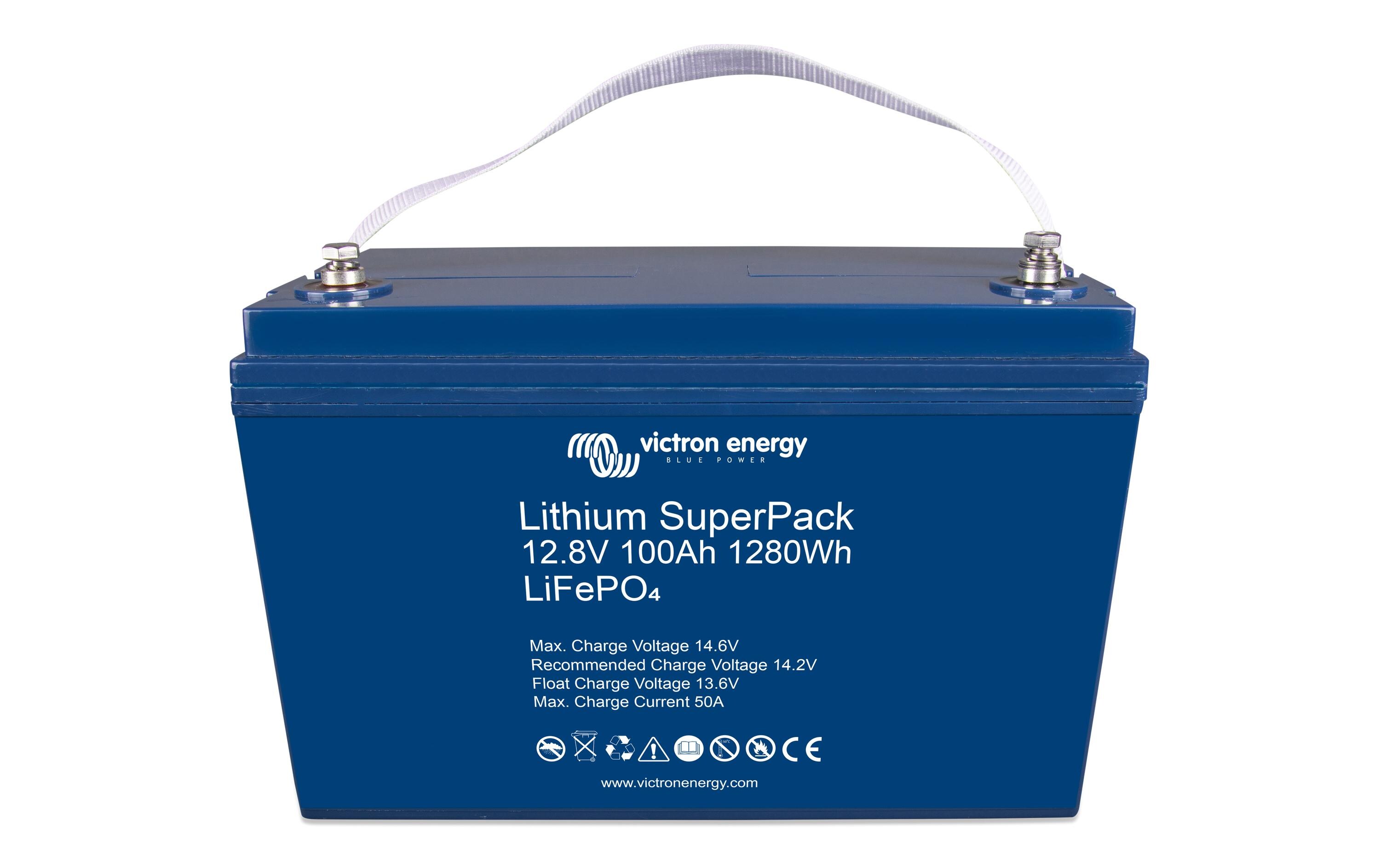 Victron Batterie Lithium SuperPack 12.8 V/100Ah Victron Batterie Lithium SuperPack 12.8 V/100Ah