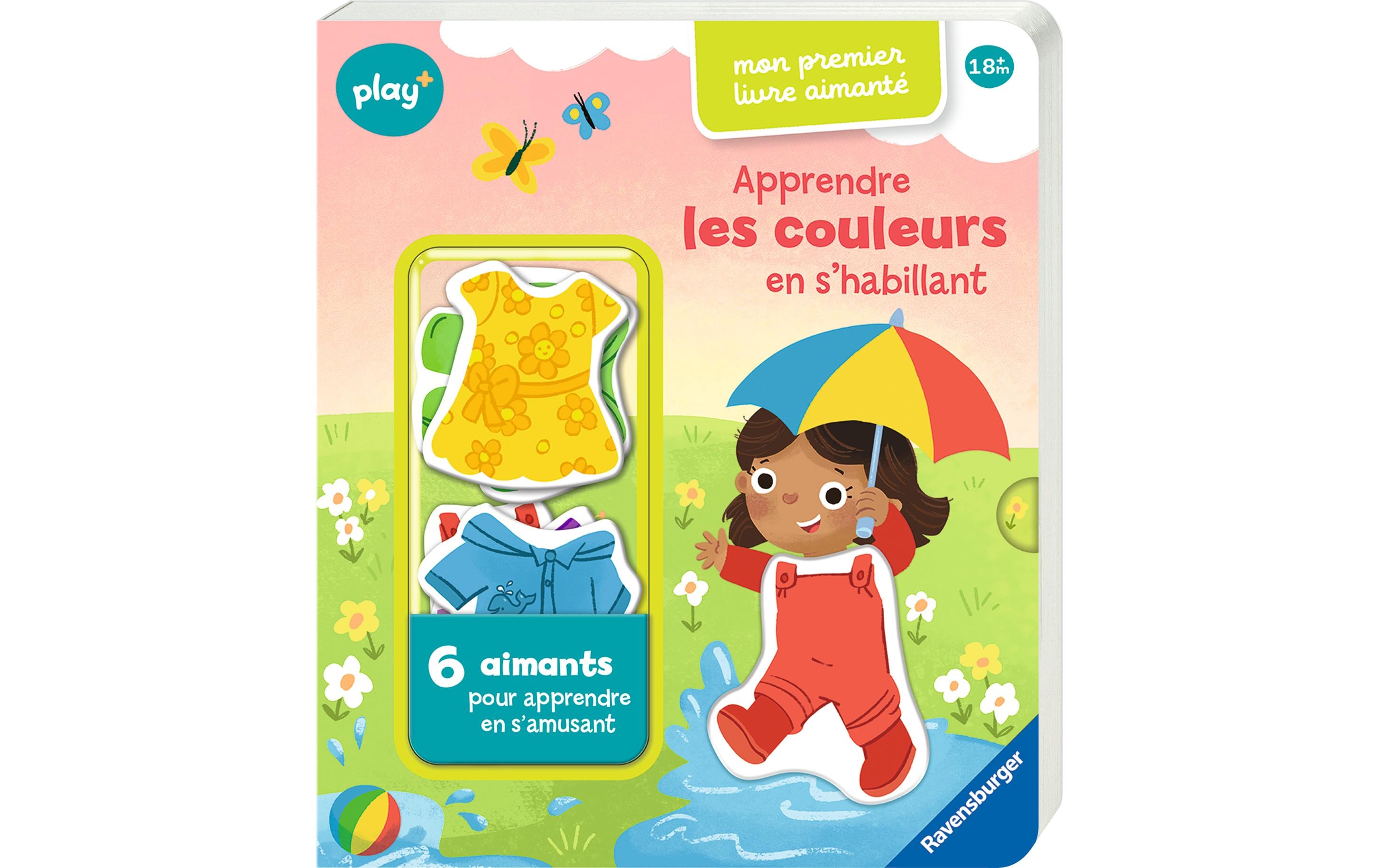 play+ Mon premier livre aimanté: couleurs