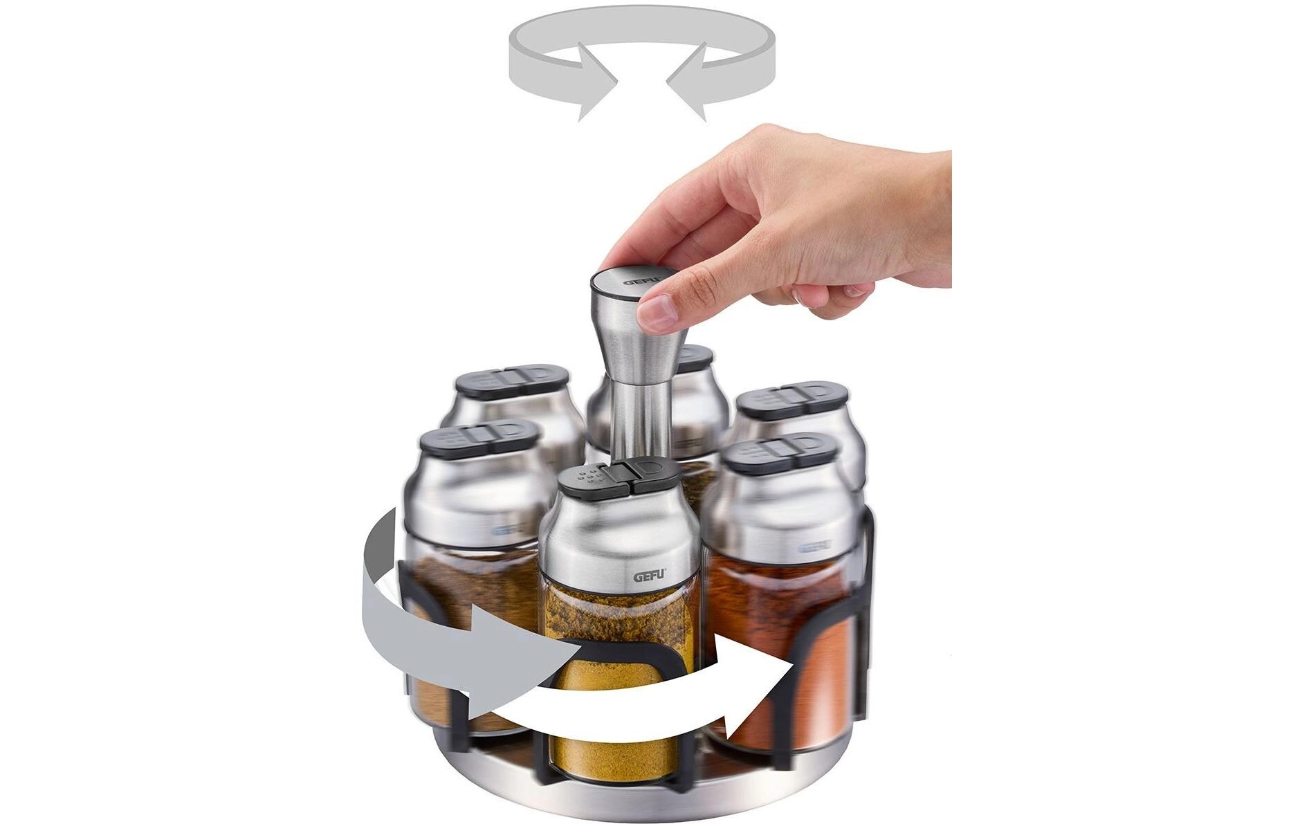 GEFU Gewürzkarussell Kippo 7-teilig