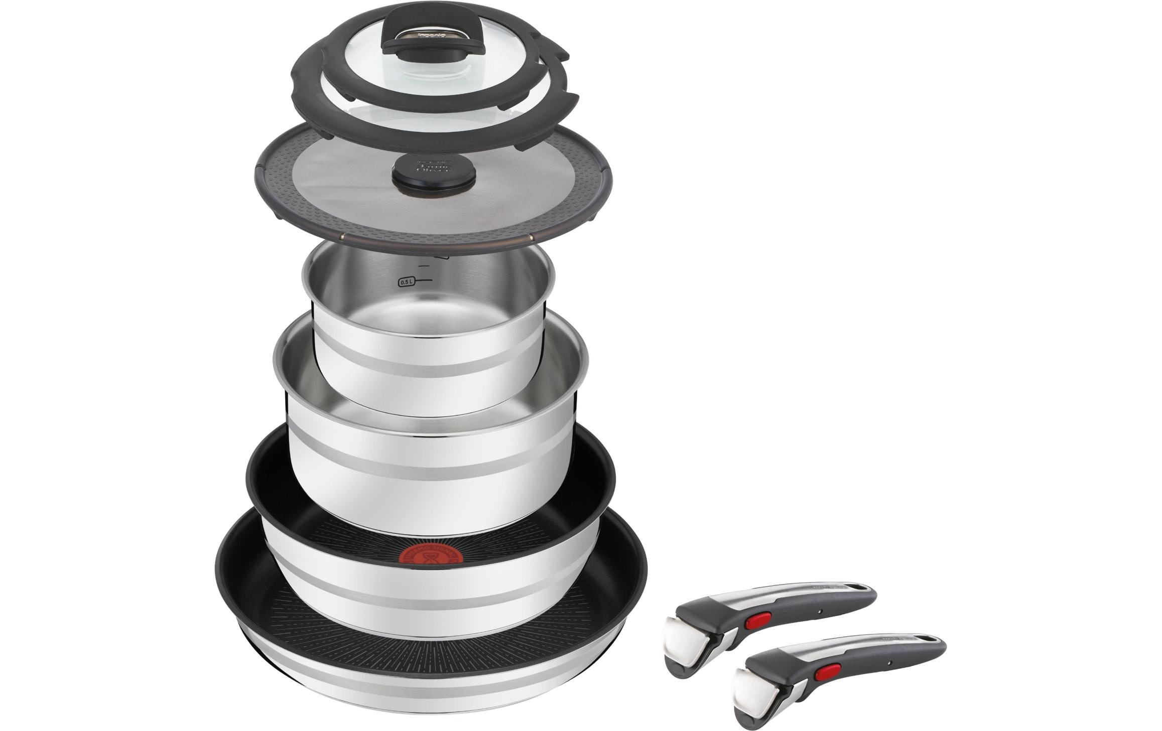 Tefal Pfannen-Set Jamie Oliver Ingenio 9-teilig