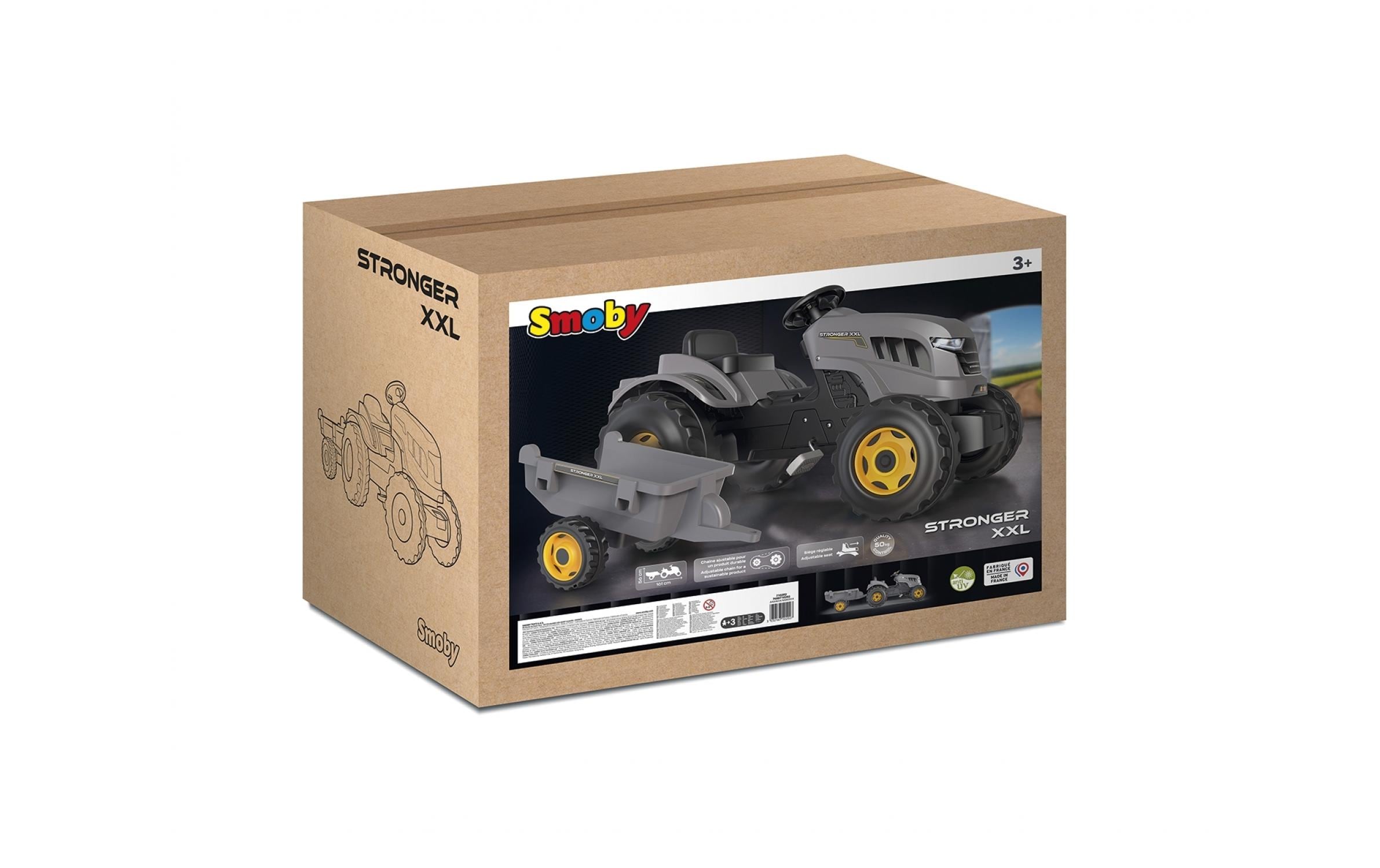Smoby Traktor Stronger XXL mit Anhänger