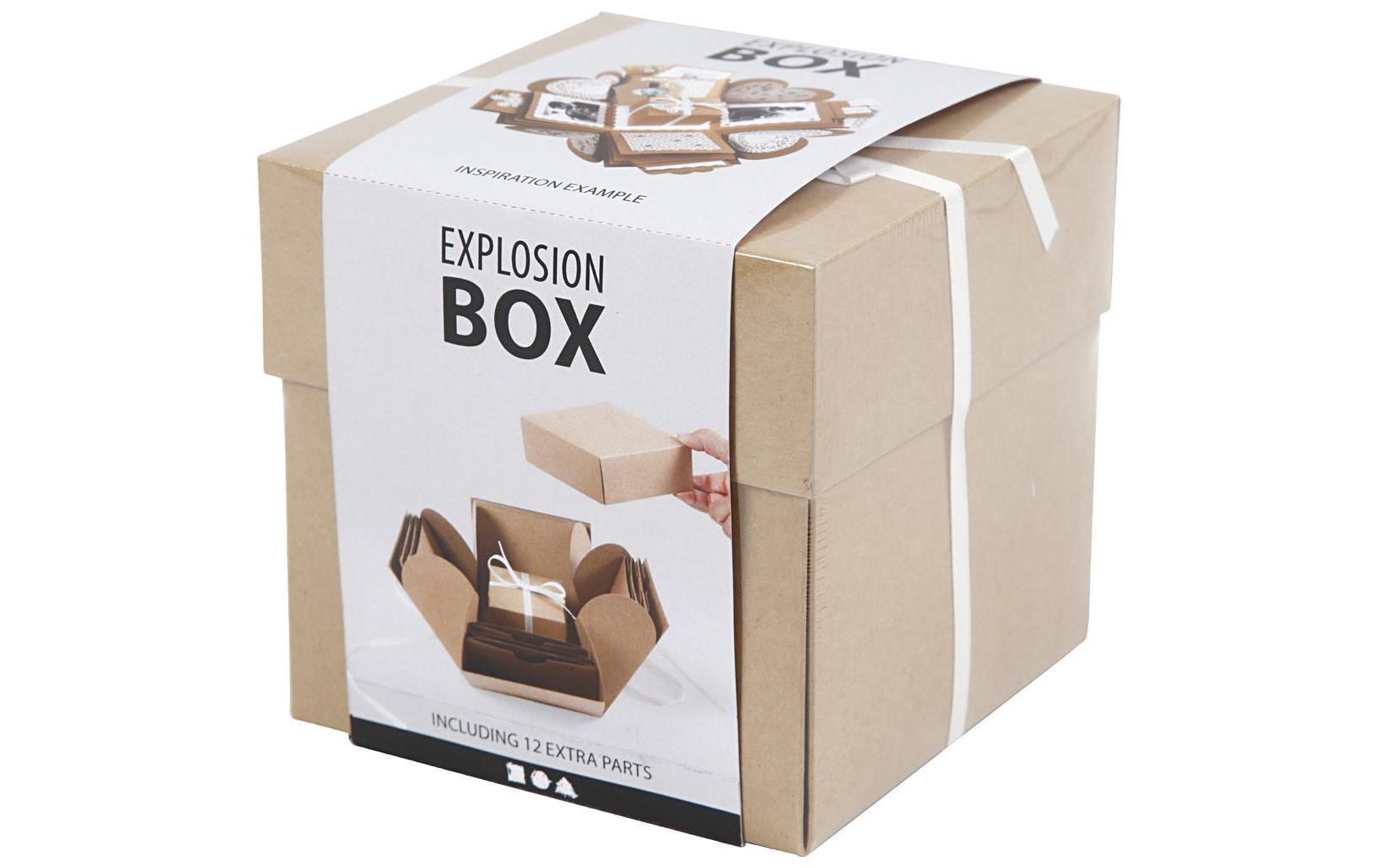 Creativ Company Geschenkschachtel Explosion Box Nature