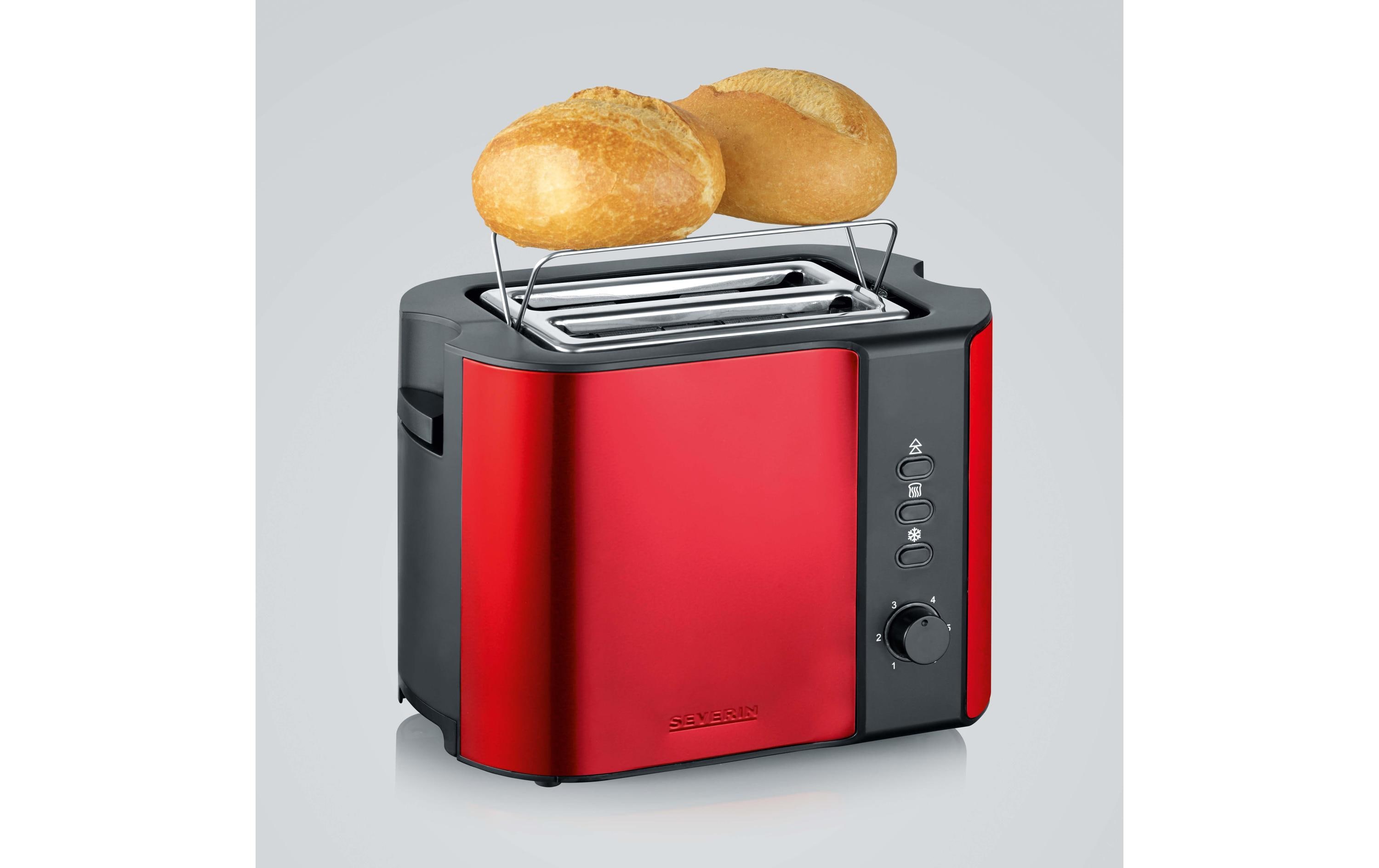 Severin Toaster AT 2217 Rot/Schwarz