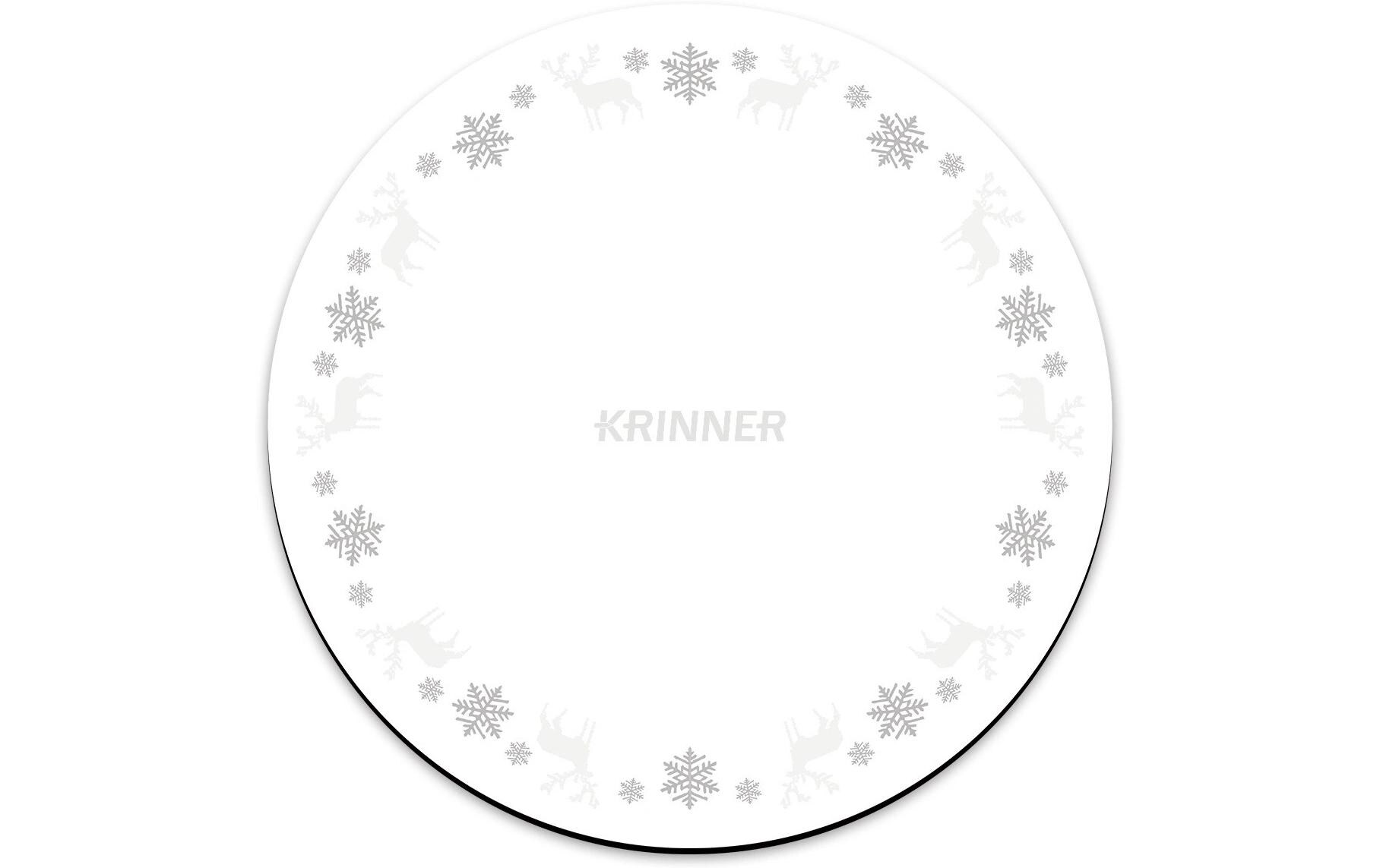 Krinner Christbaumdecke rund, Weiss Ø 60 cm